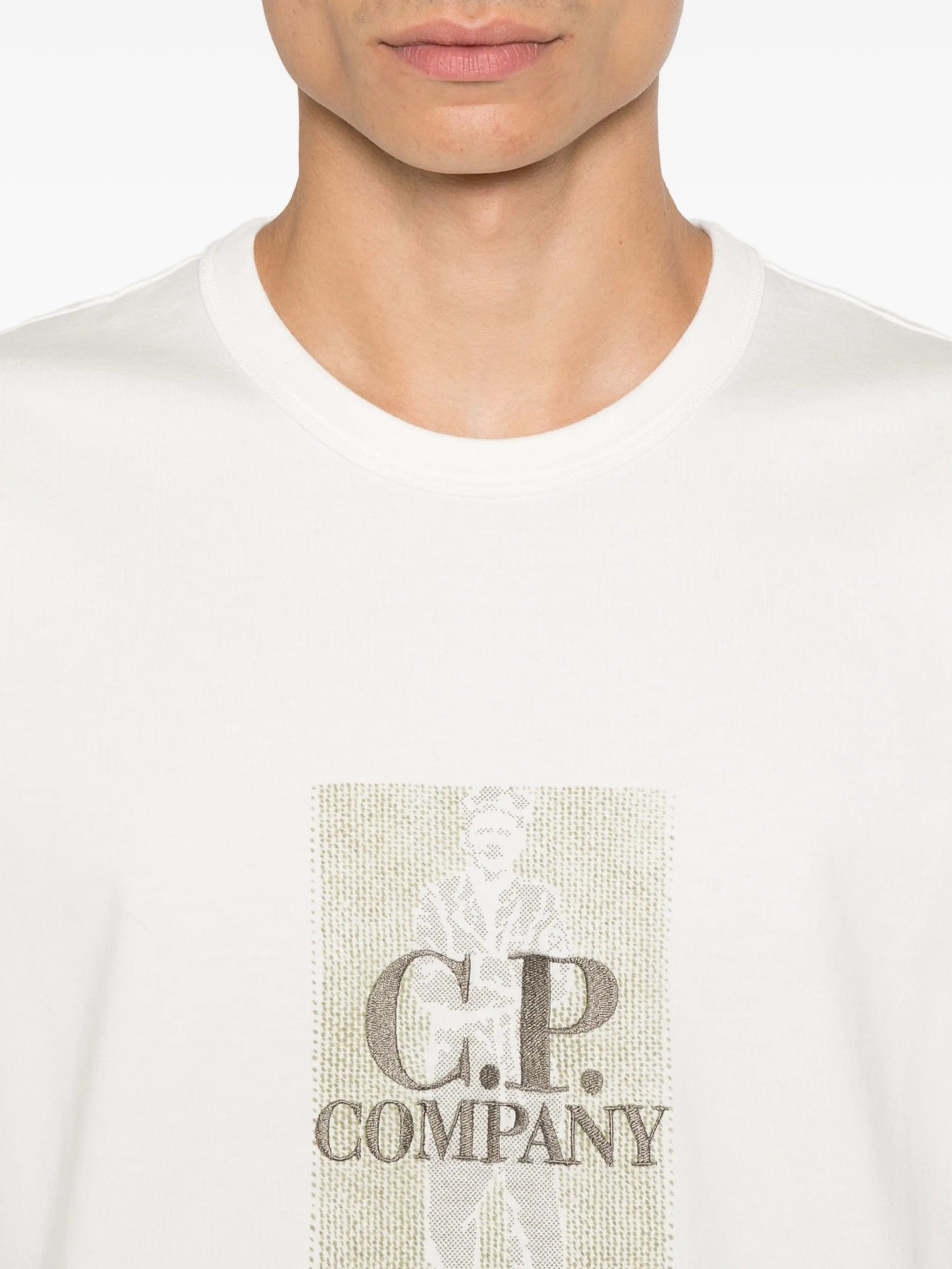 C.P. Company logo - embroidery T - shirt