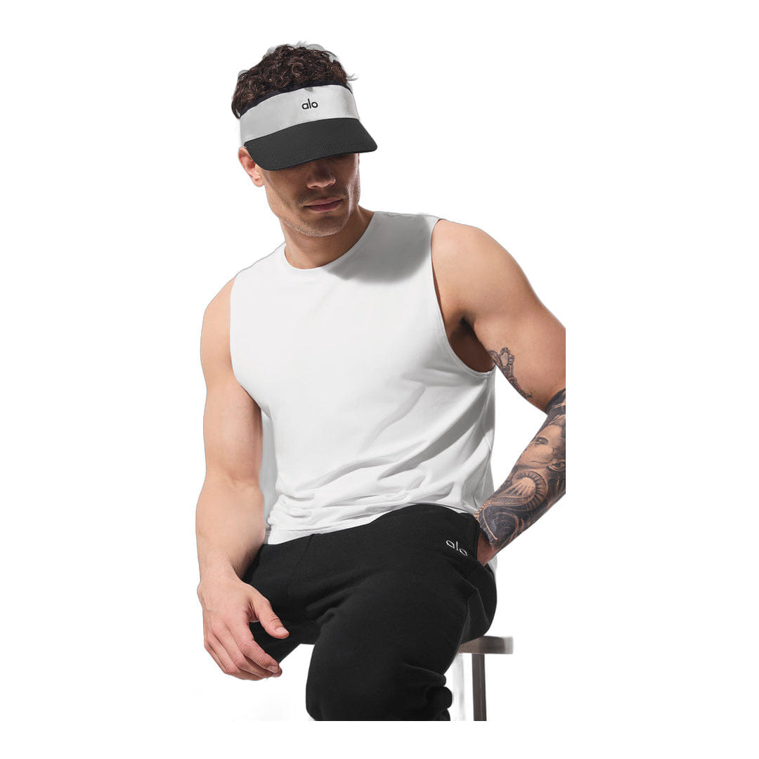 ALO Yoga alo Colorblock Visor - Black/White