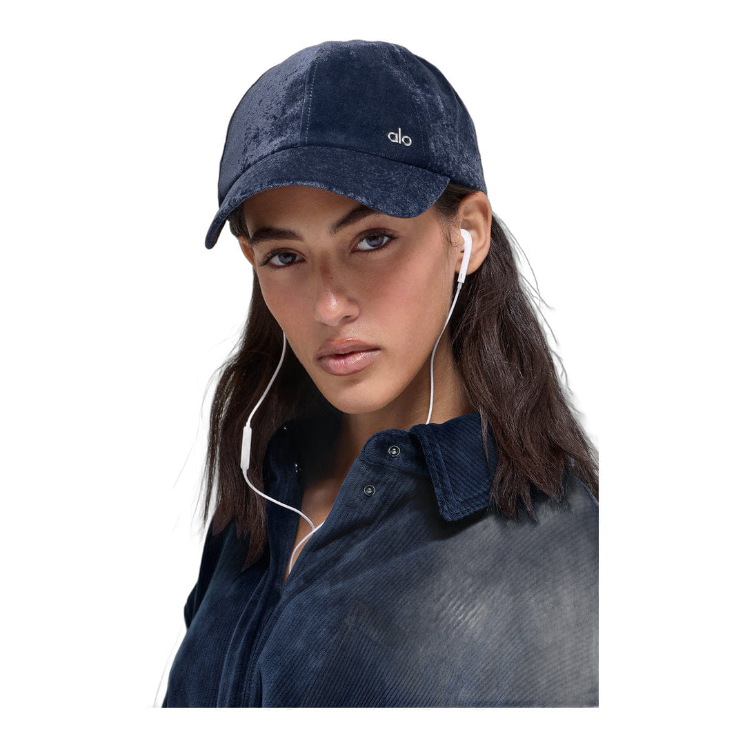 ALO Yoga alo Velvet Off - Duty Cap - Navy