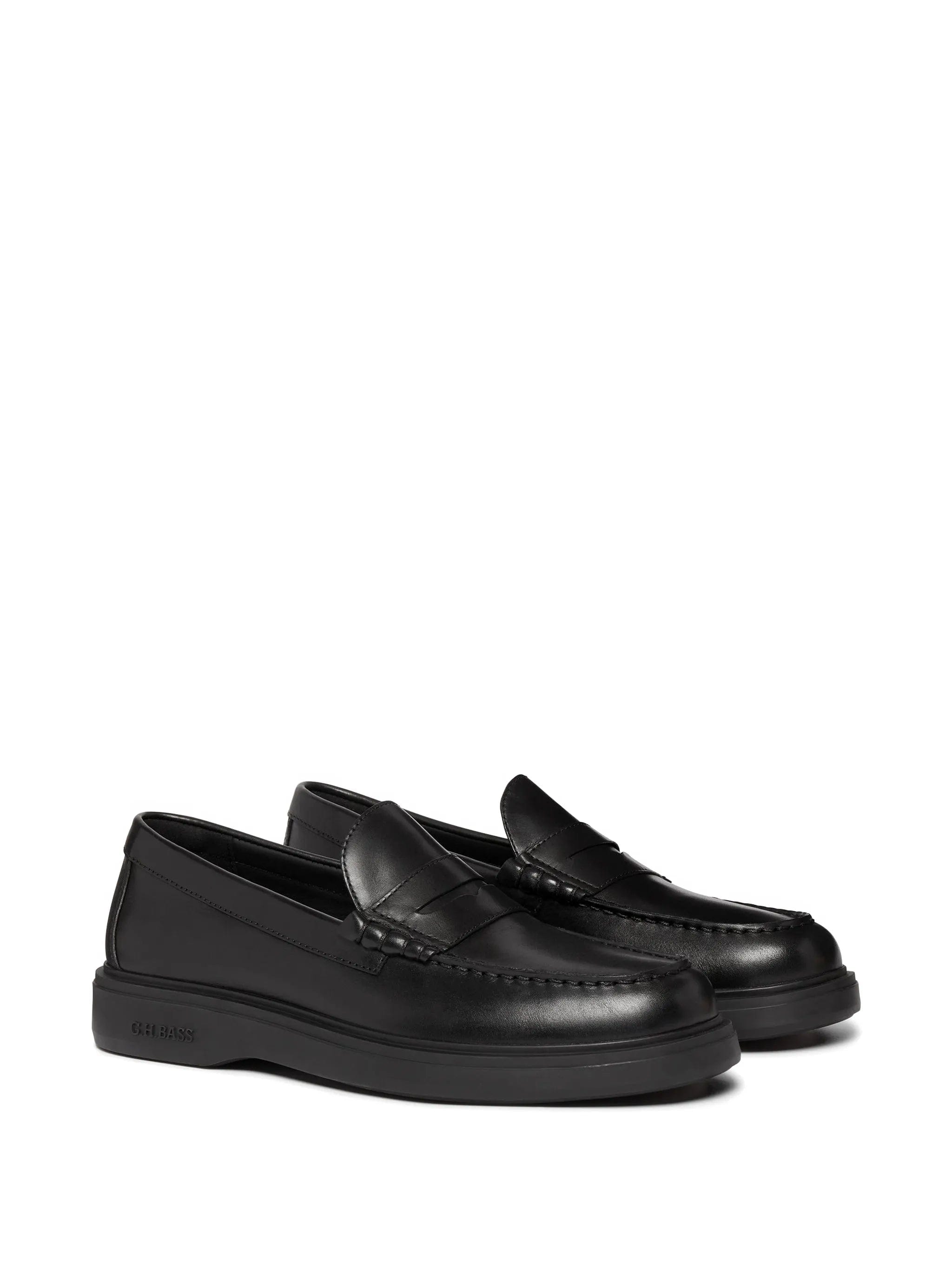 G.h.bass Bosco Cupsole penny leather loafers
