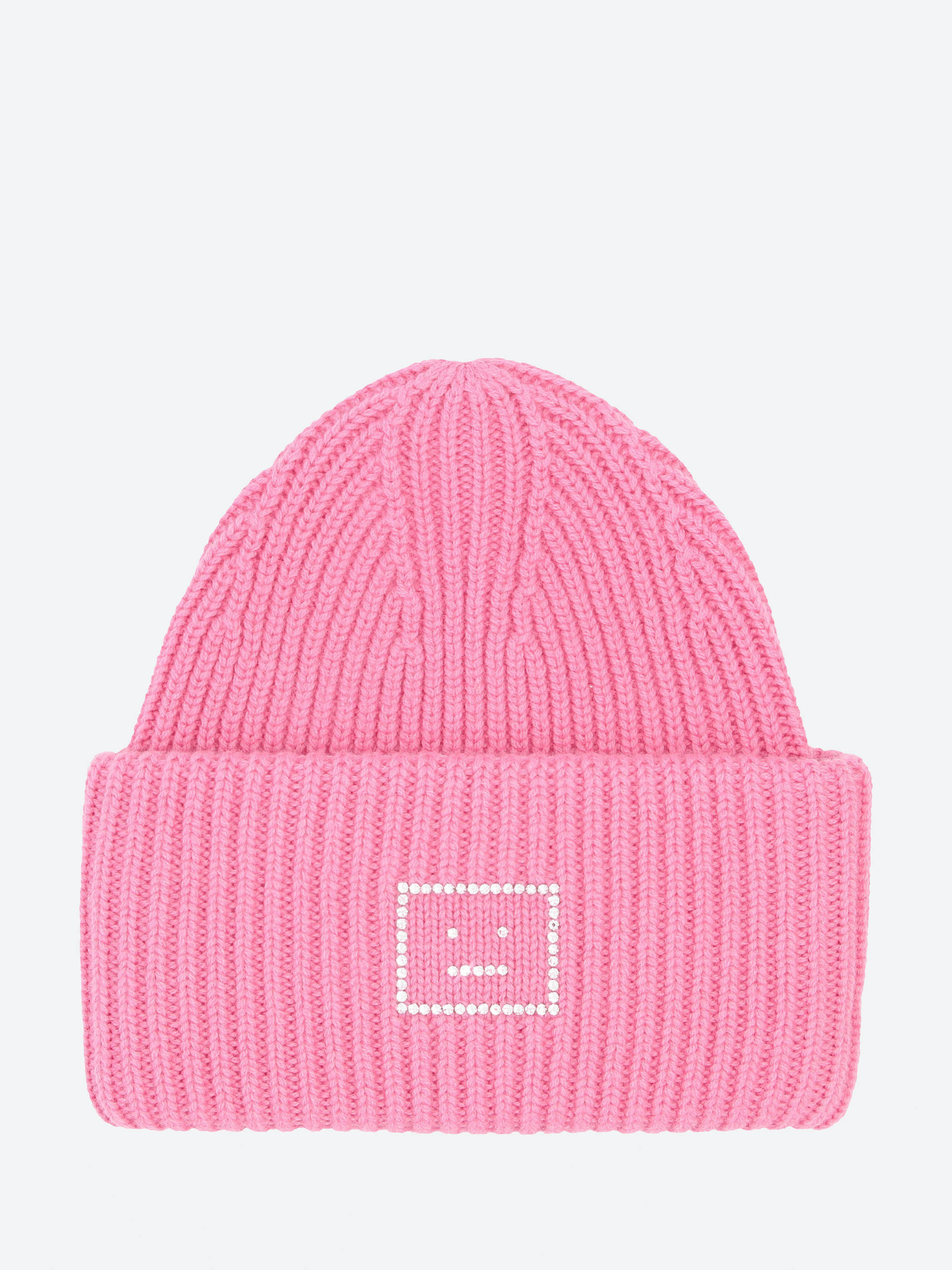 Acne Studios Embellished Face Logo Beanie