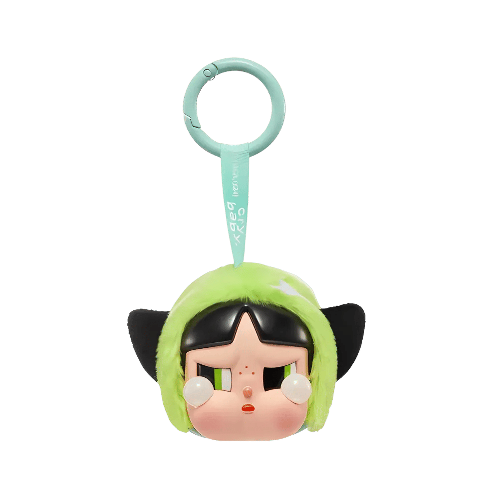 Pop Mart CRYBABY x Powerpuff Girls Series Buttercup Vinyl Face Plush