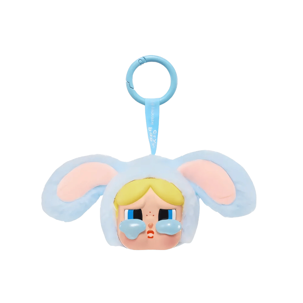 Pop Mart CRYBABY x Powerpuff Girls Series Bunny Bubbles Vinyl Face Plush