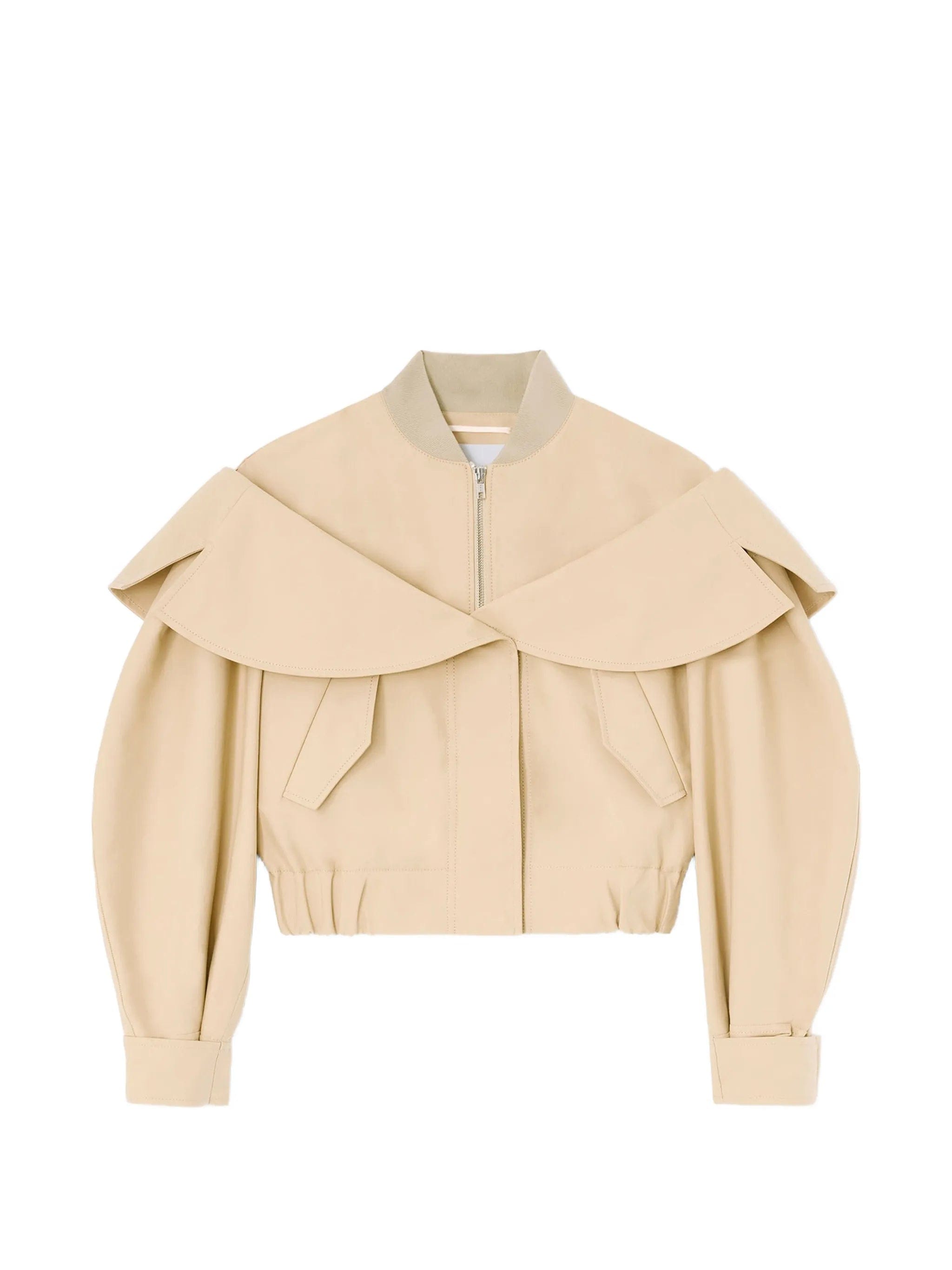 GANNI layered - detail bomber jacket