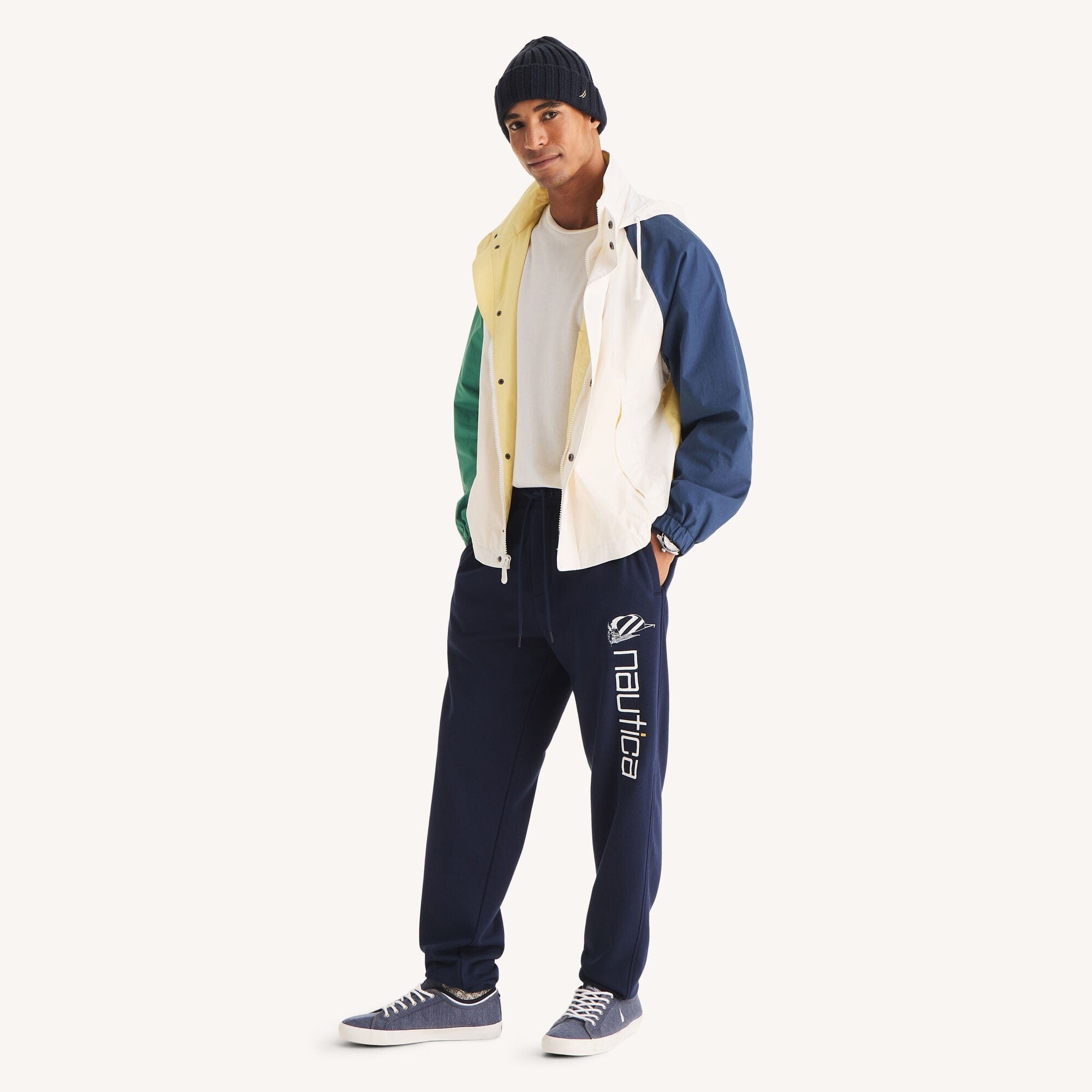 Nautica Mens Logo Fleece Jogger