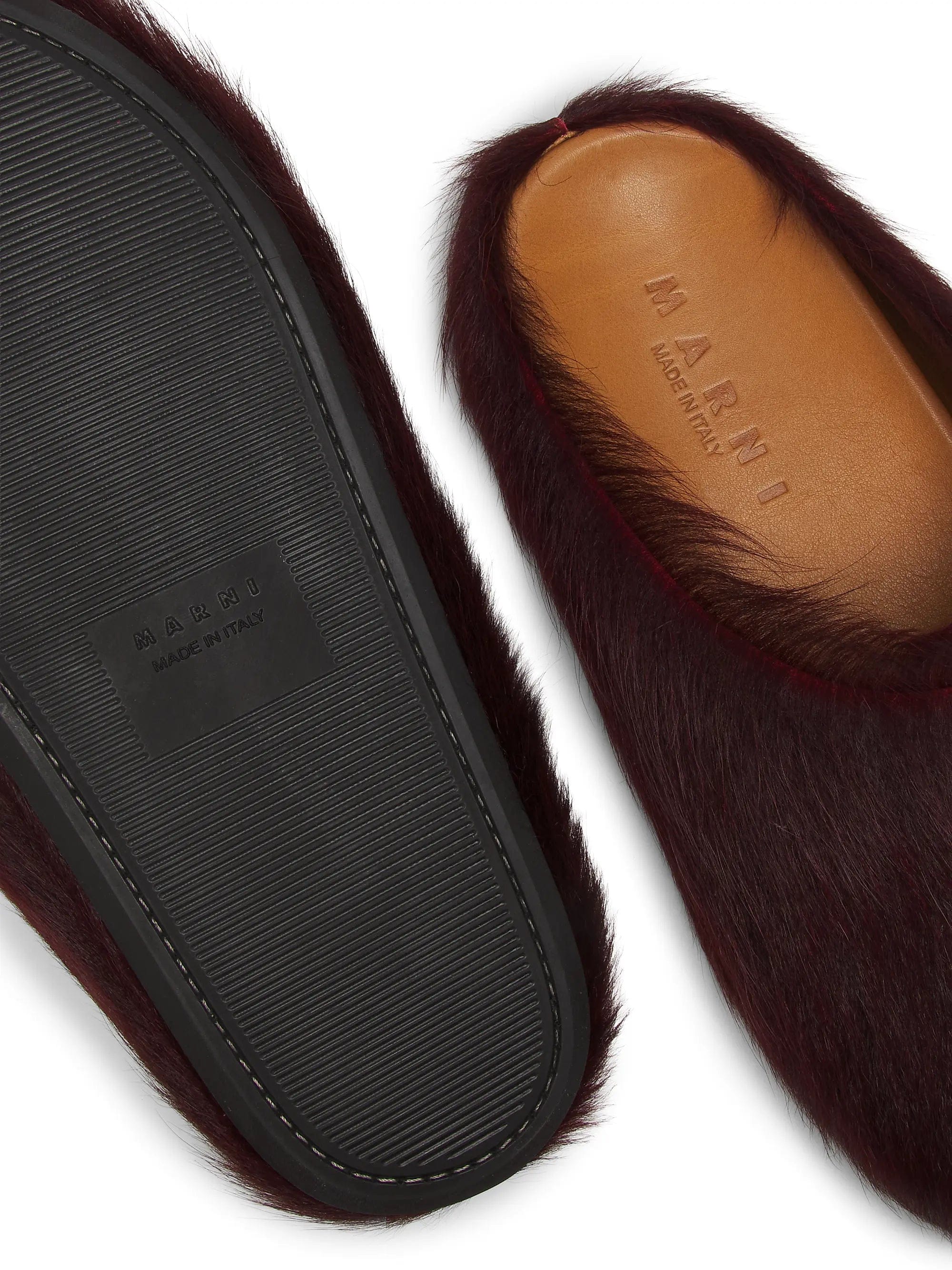 MARNI FUSSBETT SABOT - WILD CHERRY