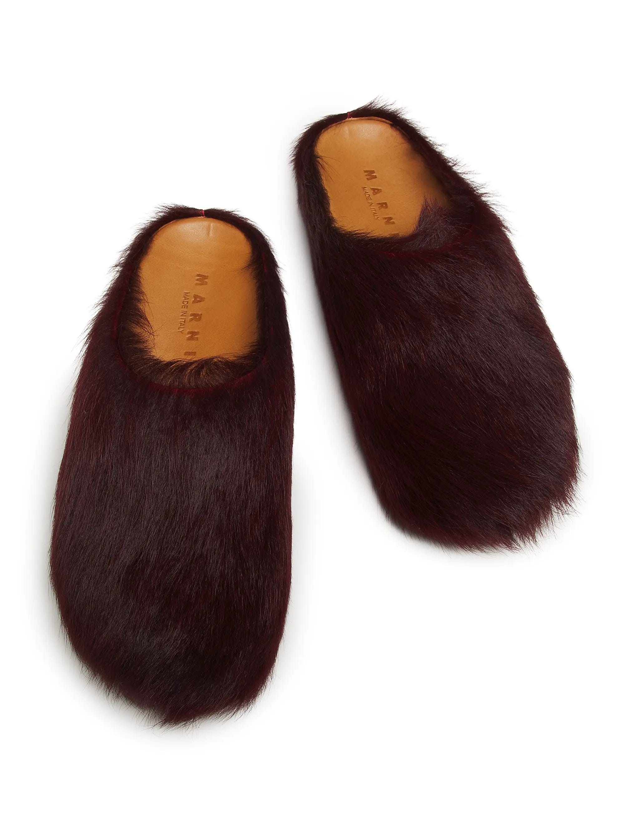 MARNI FUSSBETT SABOT - WILD CHERRY