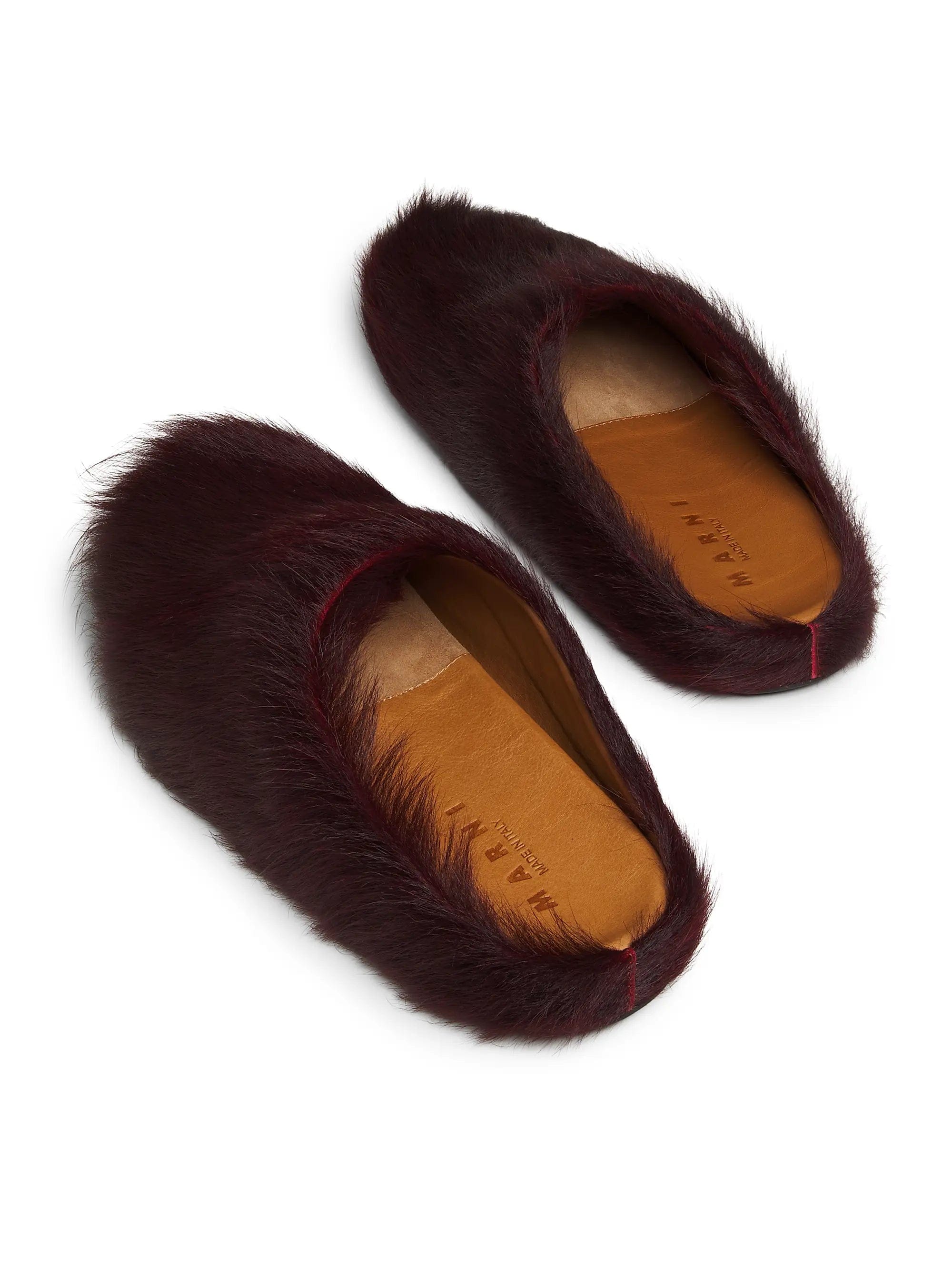 MARNI FUSSBETT SABOT - WILD CHERRY