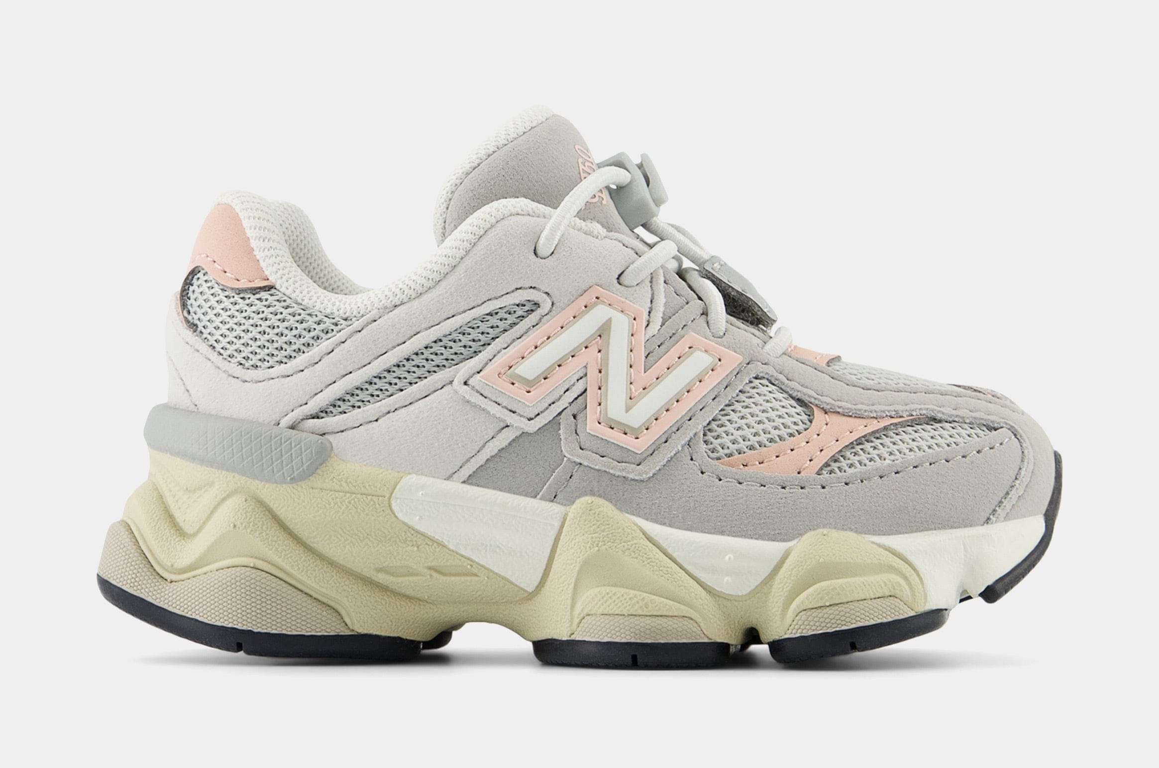 Newbalance 9060 Infant Toddler Lifestyle Shoes (Grey/Pink)
