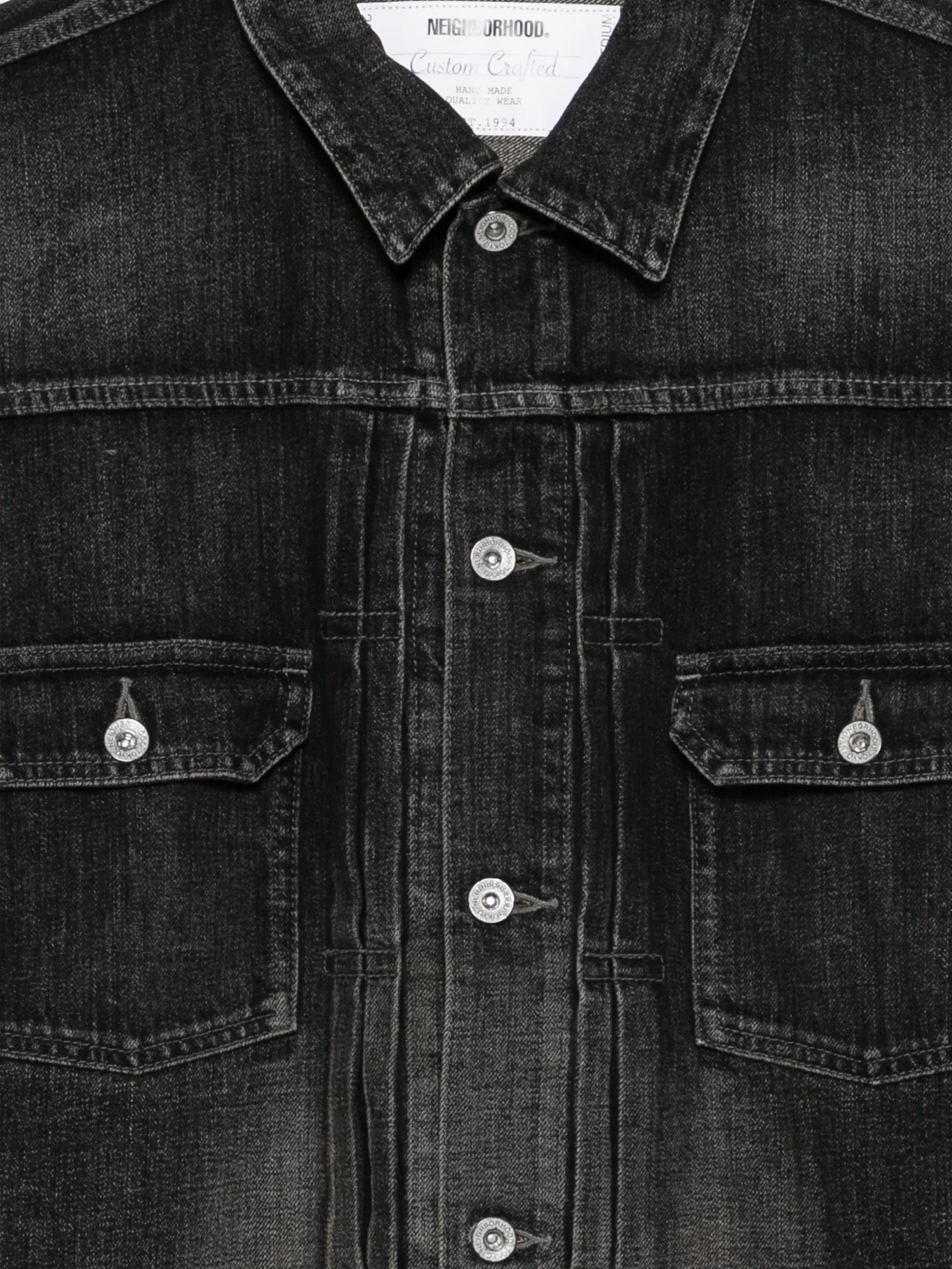 Neighborhood washed denim jacket