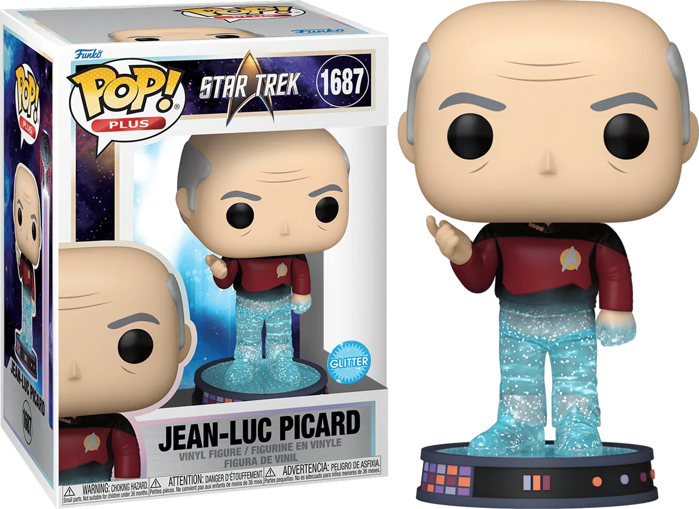 Funko Star Trek - Transporting Jean - Luc Picard Pop! Plus