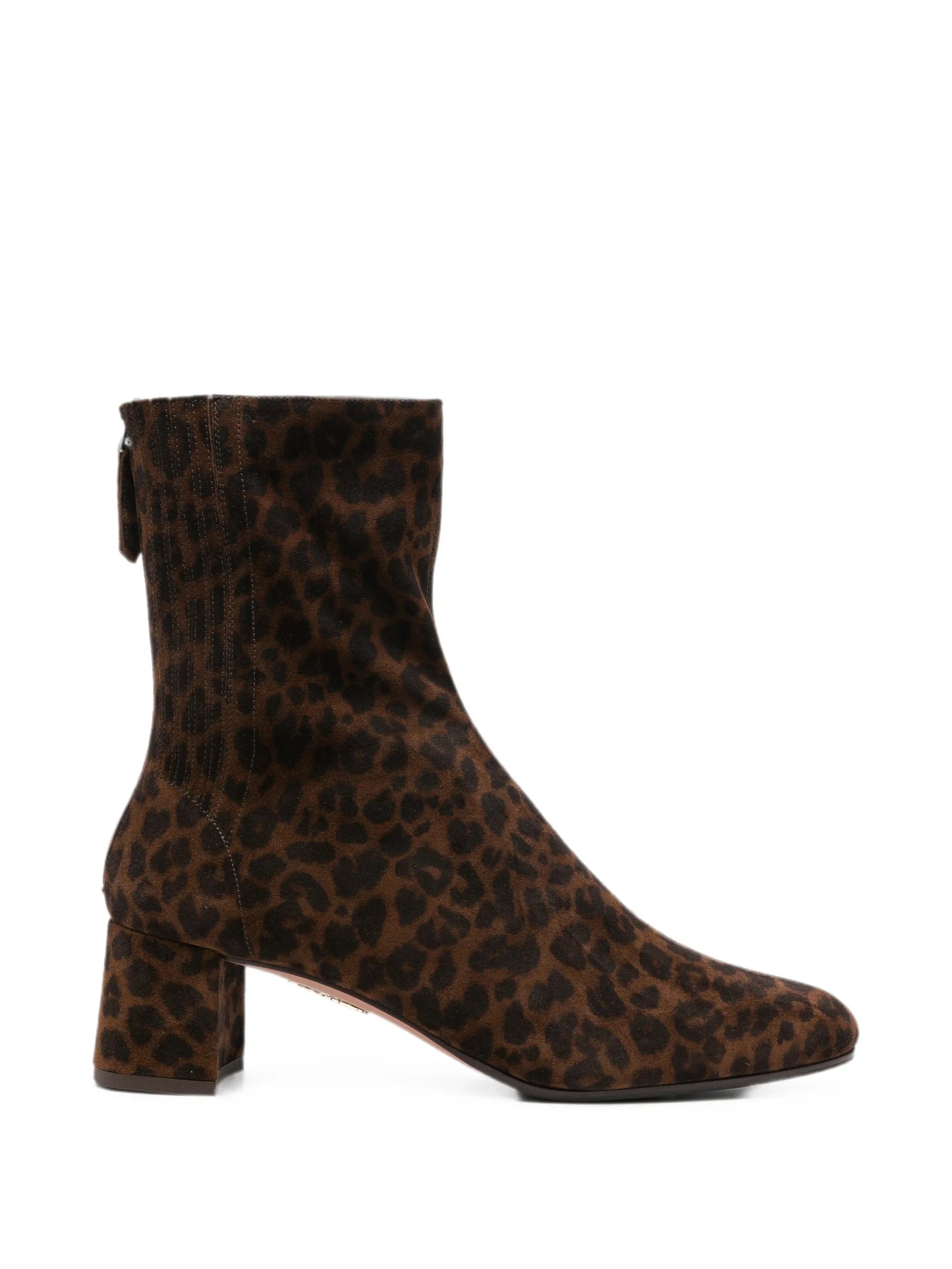 Aquazzura Saint Honore leopard - print ankle boots