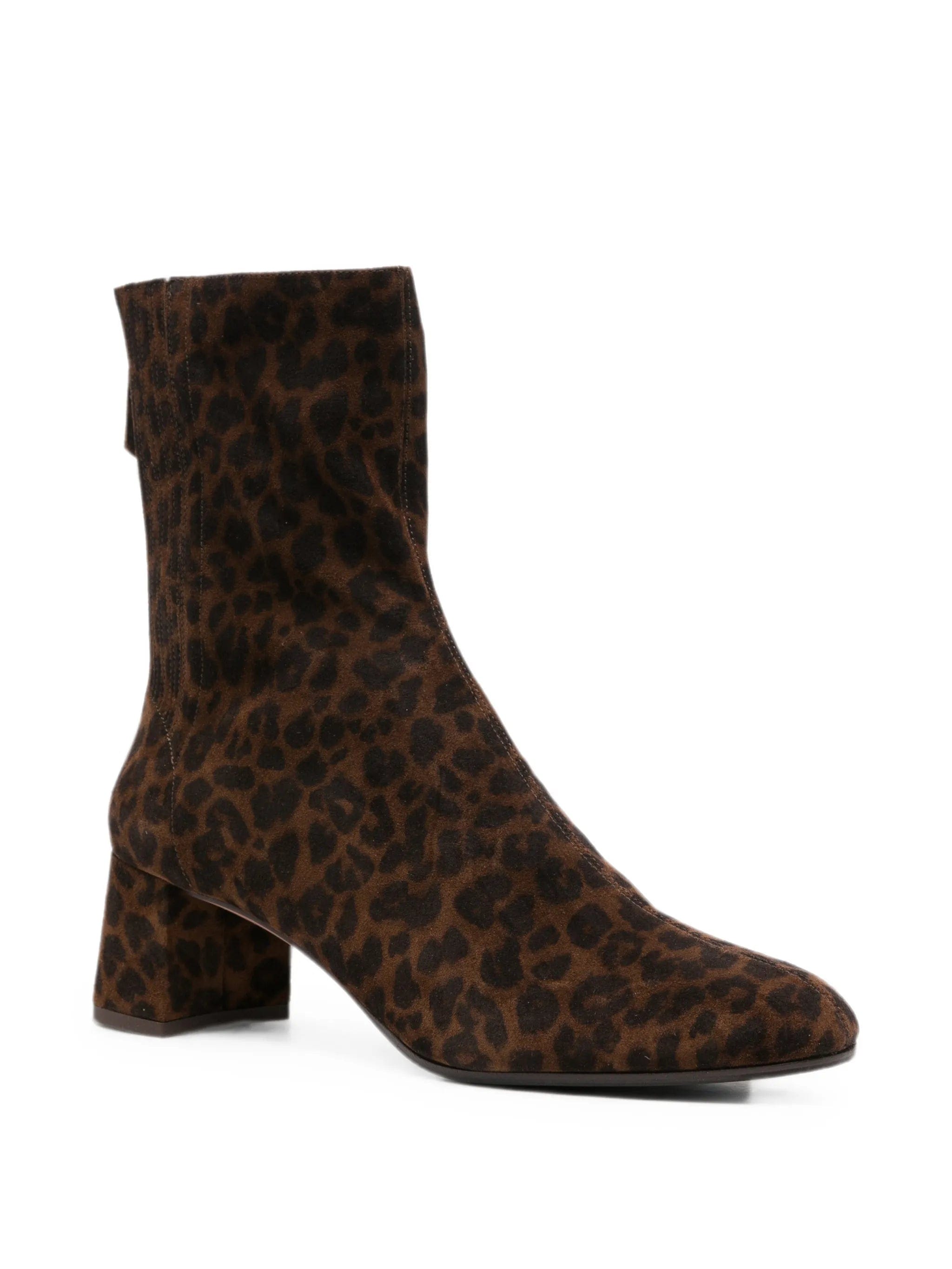 Aquazzura Saint Honore leopard - print ankle boots