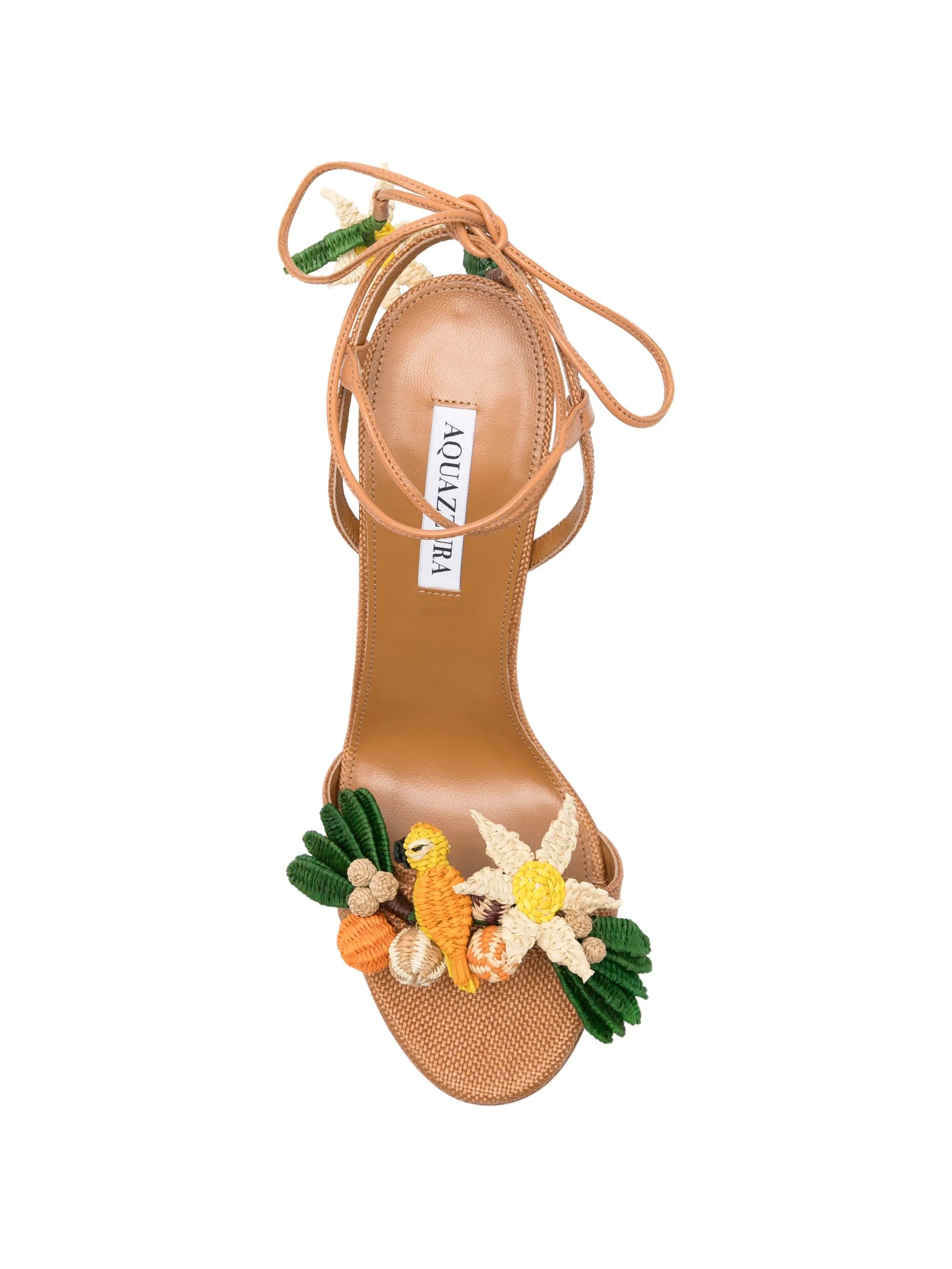 Aquazzura Birdsong floral - embellished sandals