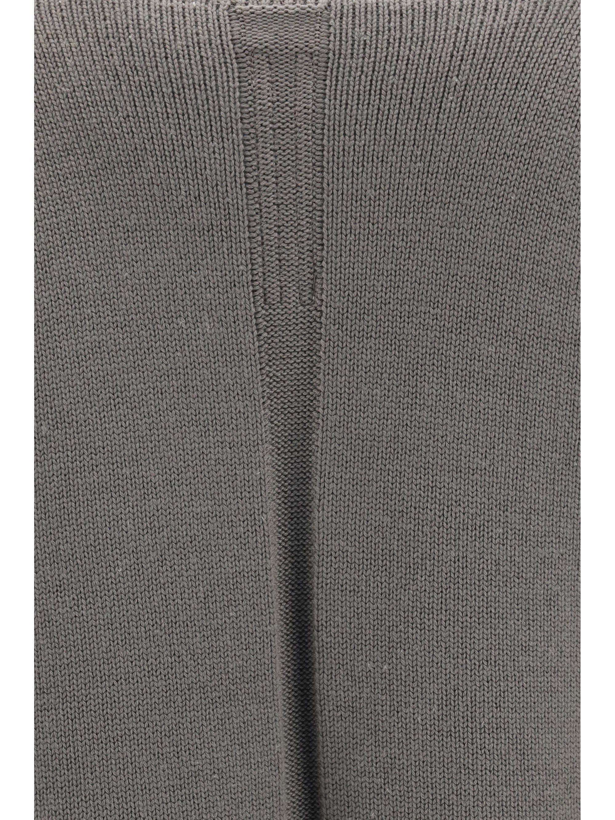Rick Owens Reversible Wool Hoodie Jacket — Gray
