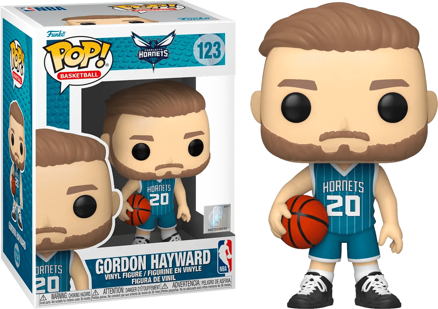 Funko NBA: Hornets - Gordon Hayward (Teal Jersey) Pop! Vinyl