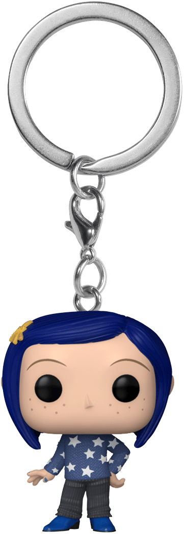 Funko Coraline – Coraline in Sweater Pop! Keychain
