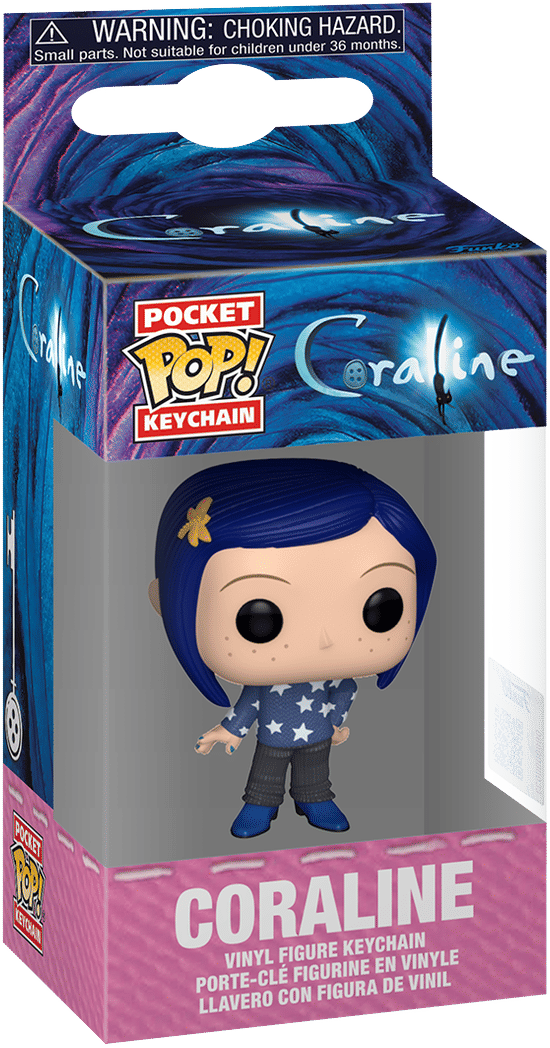 Funko Coraline – Coraline in Sweater Pop! Keychain