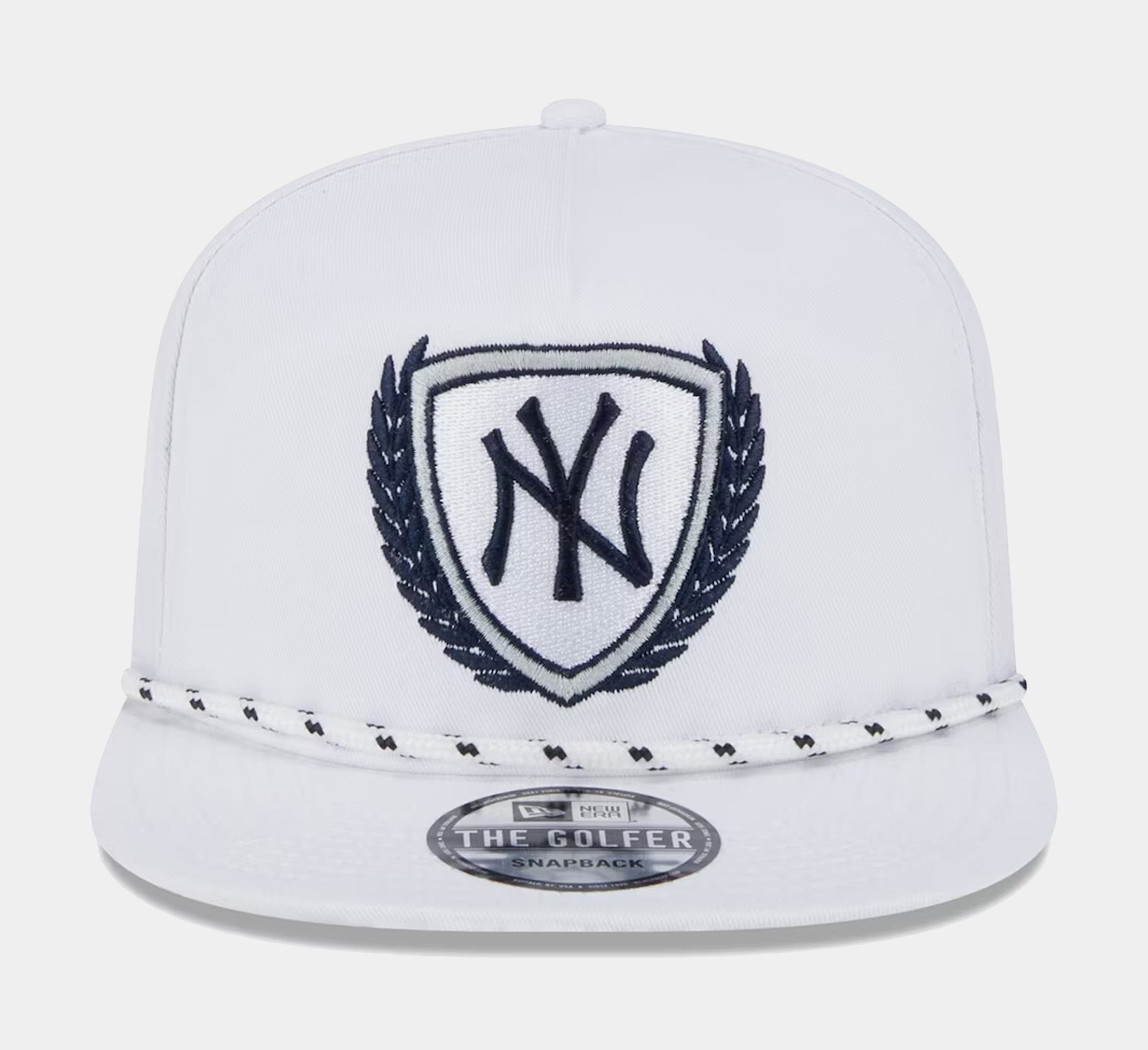 NEW ERA New York Yankees Golfer 9FIFTY Mens Snapback Hat (White)
