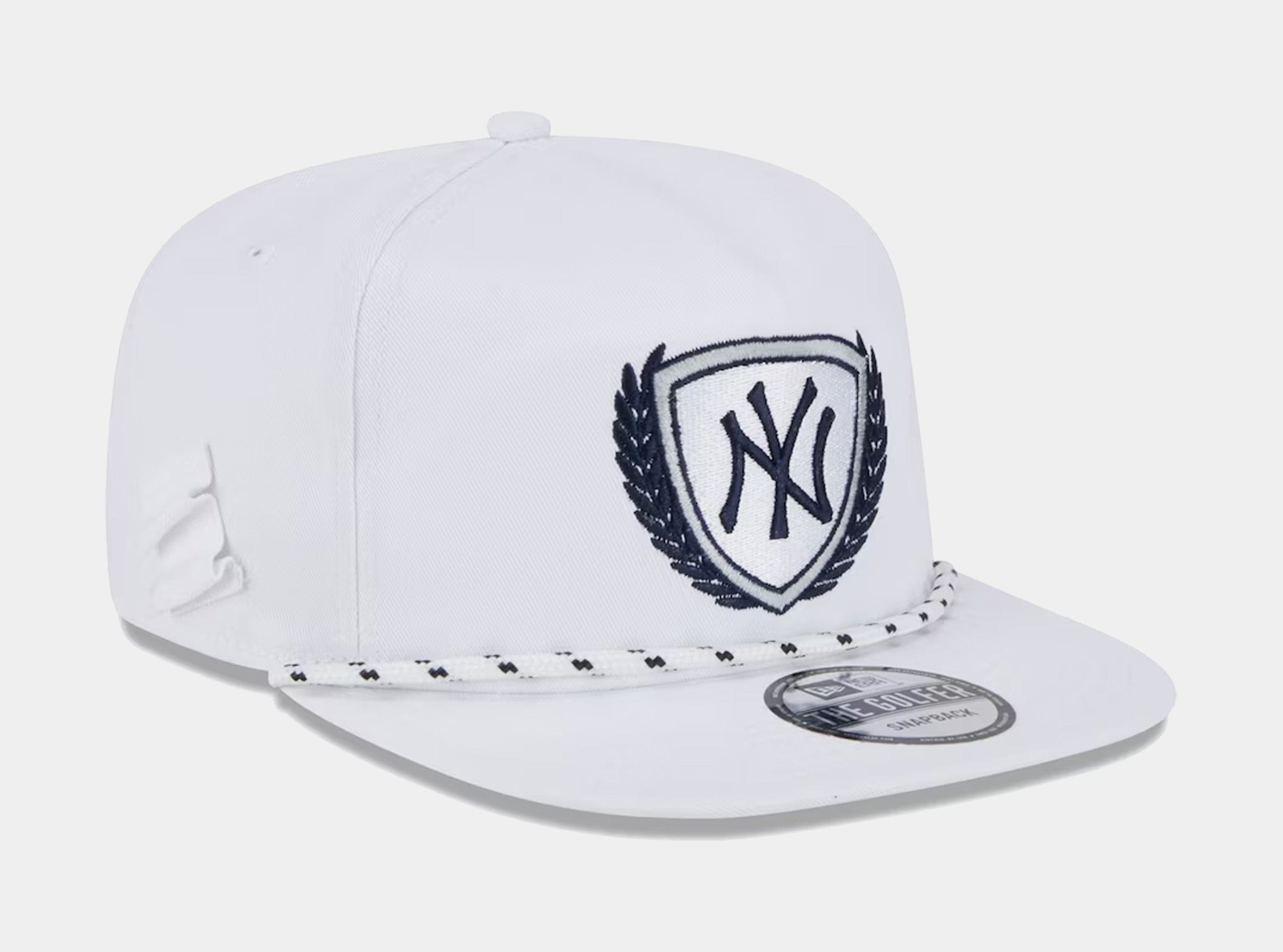 NEW ERA New York Yankees Golfer 9FIFTY Mens Snapback Hat (White)