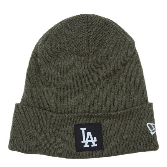 New Era Team Cuff Beanie - Dodgers Olive