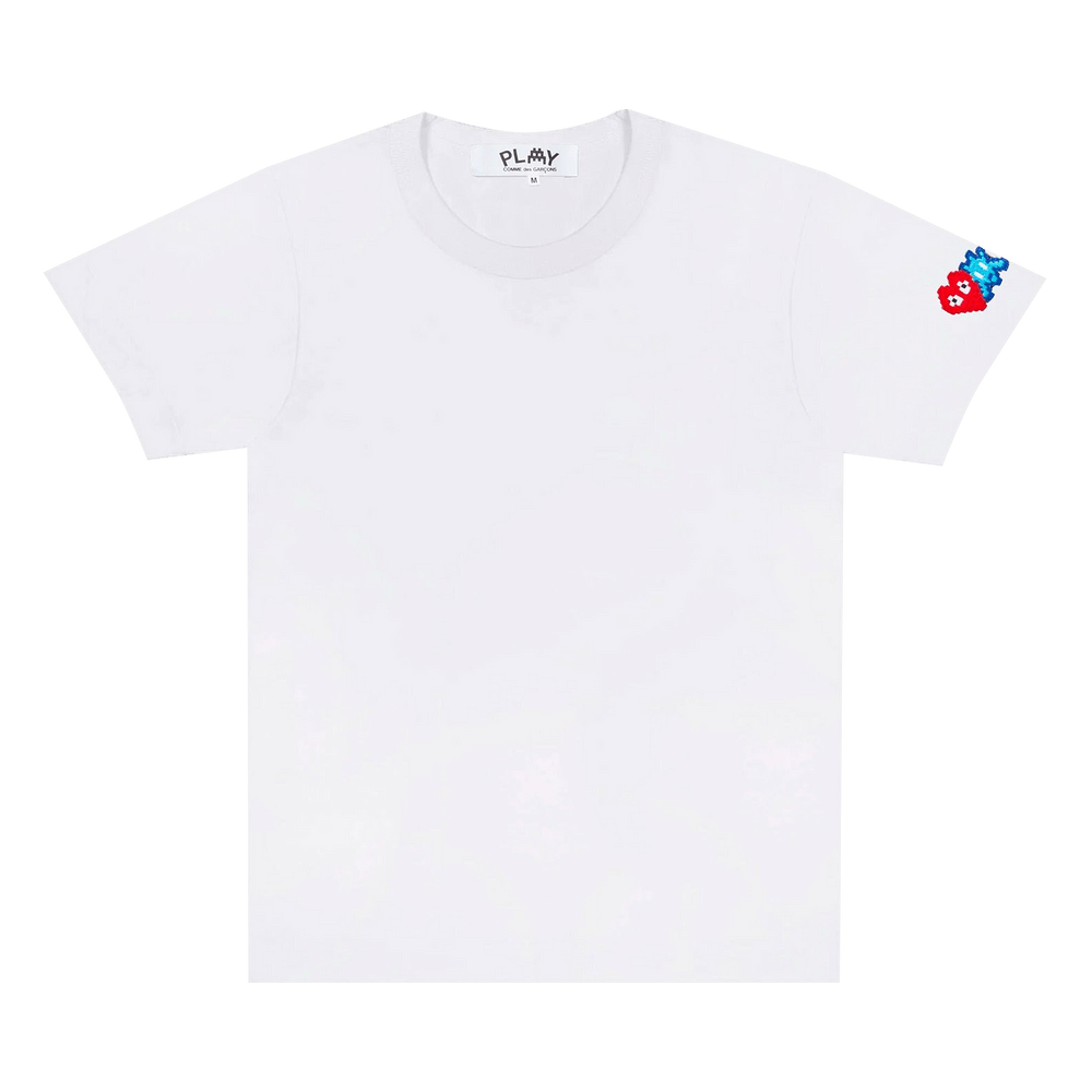 Comme des Garçons PLAY Double Heart T-Shirt White