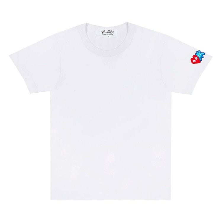 Comme des Garçons PLAY Double Heart T-Shirt White