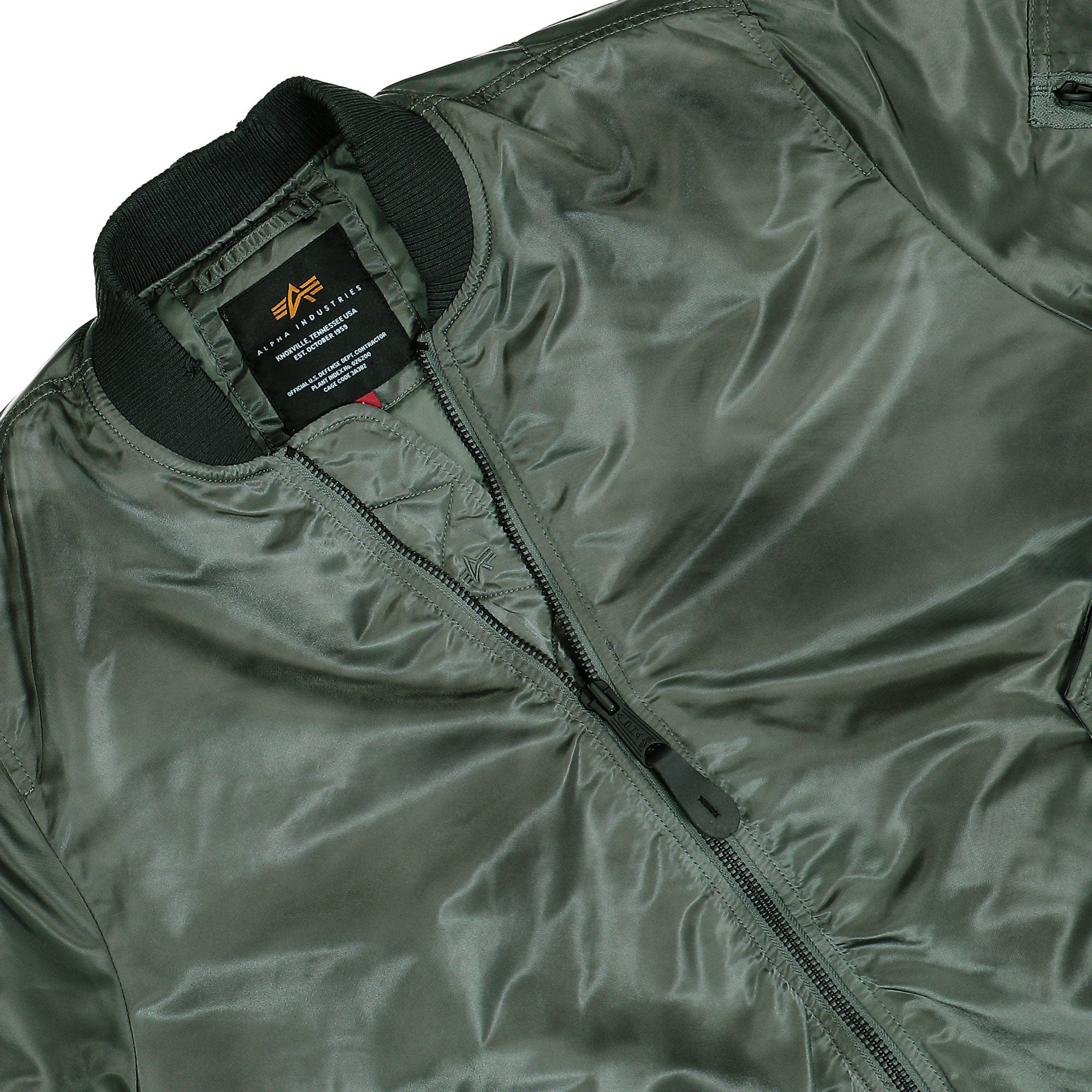 Alpha Industries MA - 1 Distressed Bomber Jacket