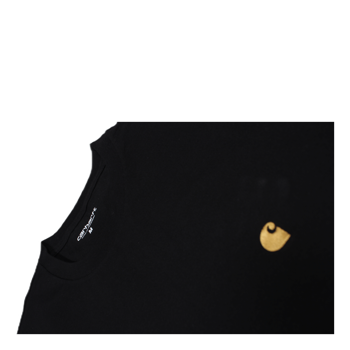 Carhartt WIP S/s Chase T - shirt 100% Cotton Black / Gold