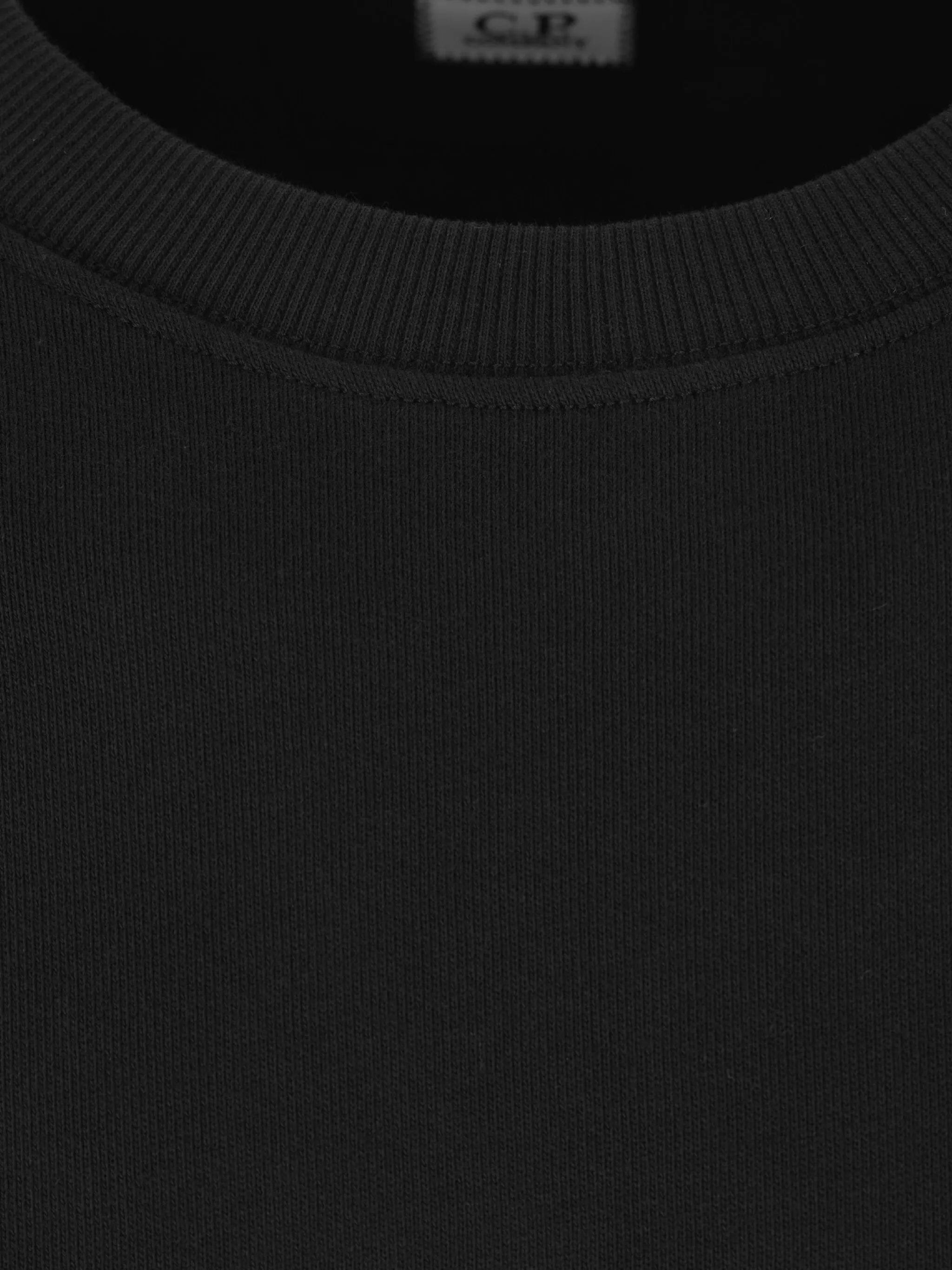 C.P. Company diagonal raised fleece crewneck Lens sweatshirt