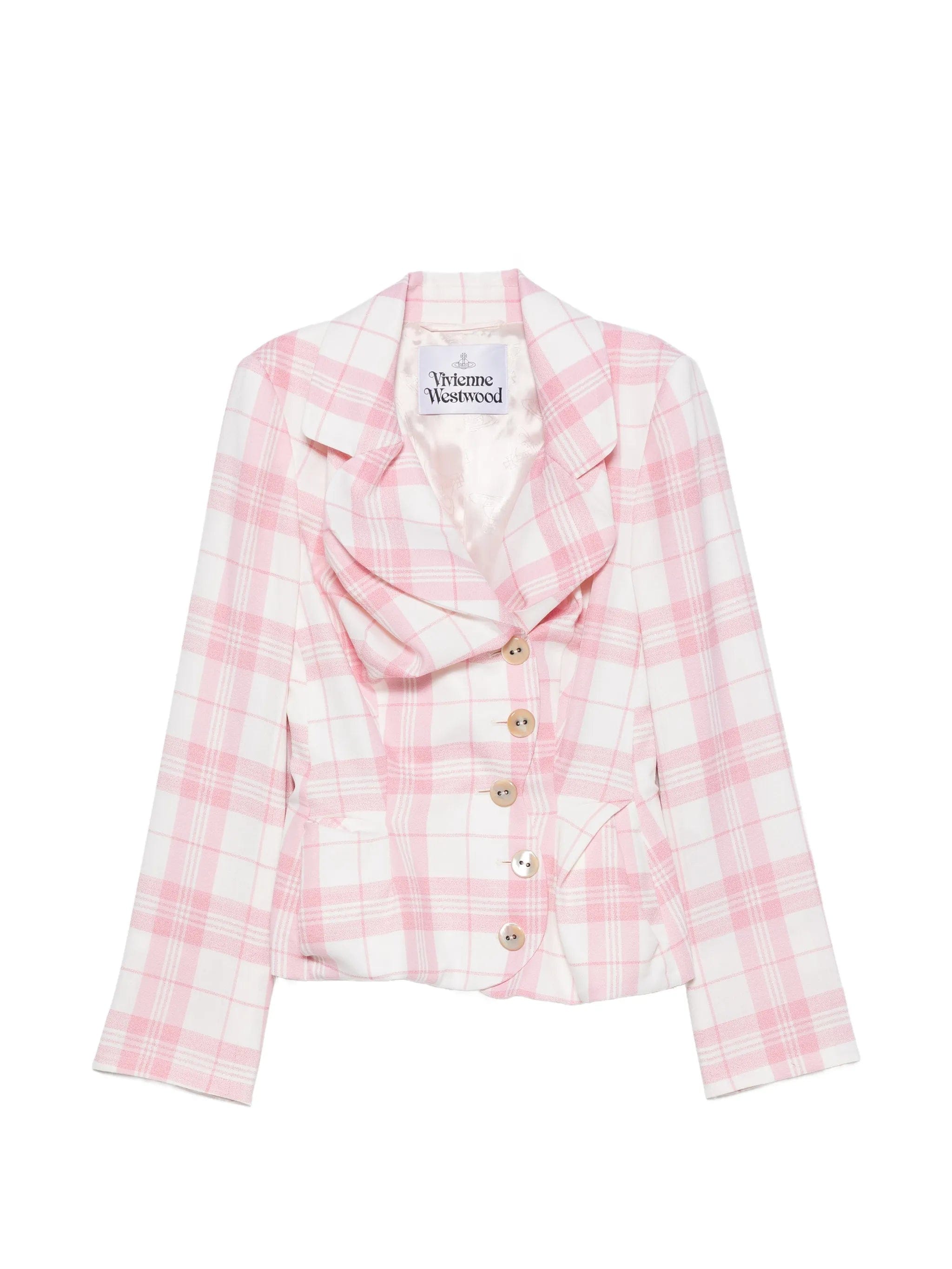 Vivienne Westwood Drunken check - pattern jacket