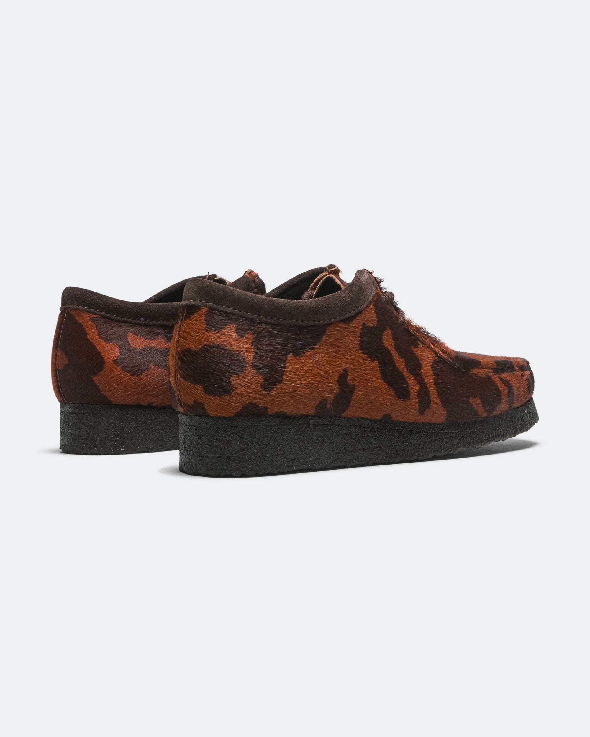 Clarks Wallabee - Brown Cow Print