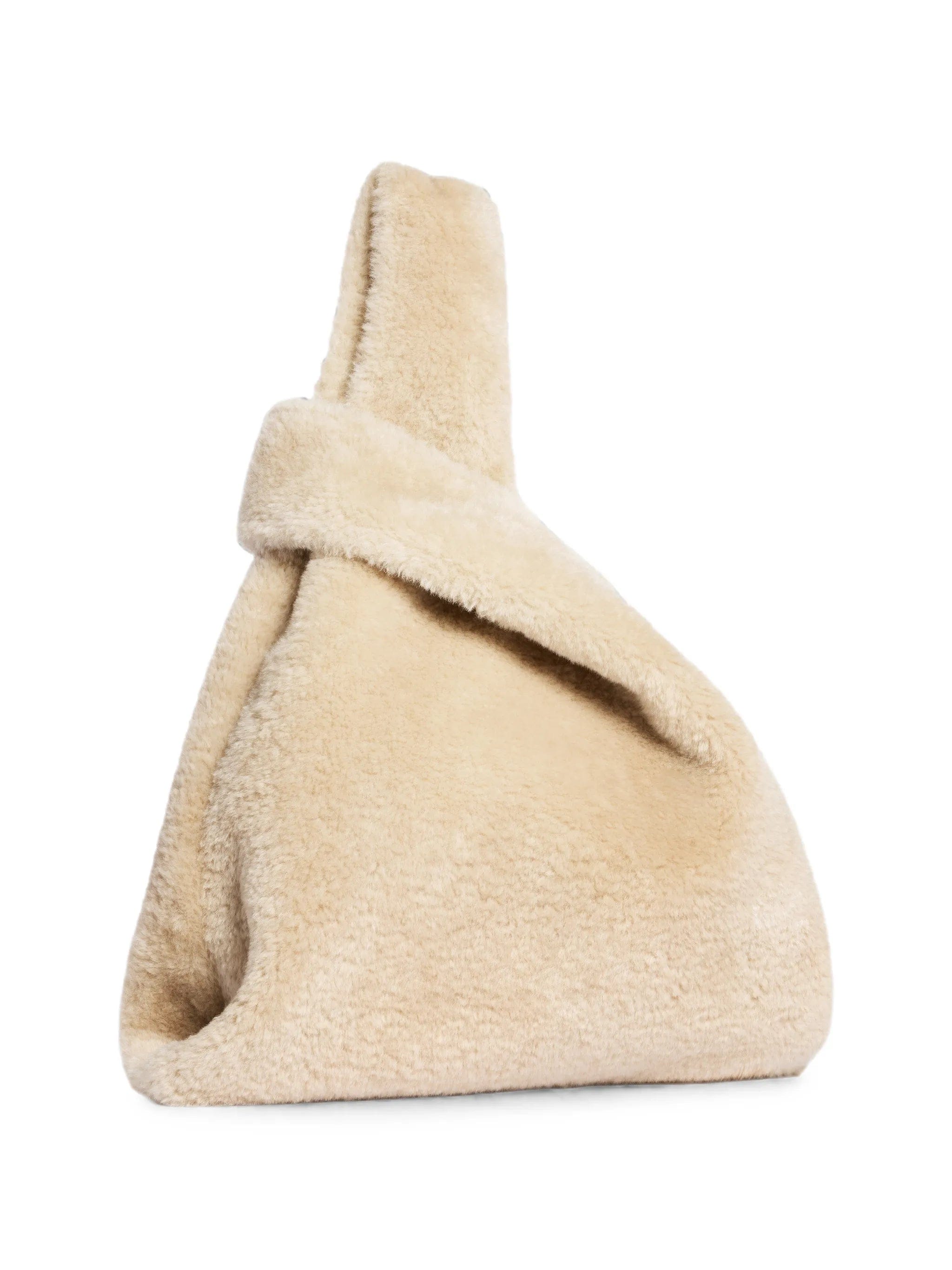 Simone Rocha embellished faux - fur shopper bag