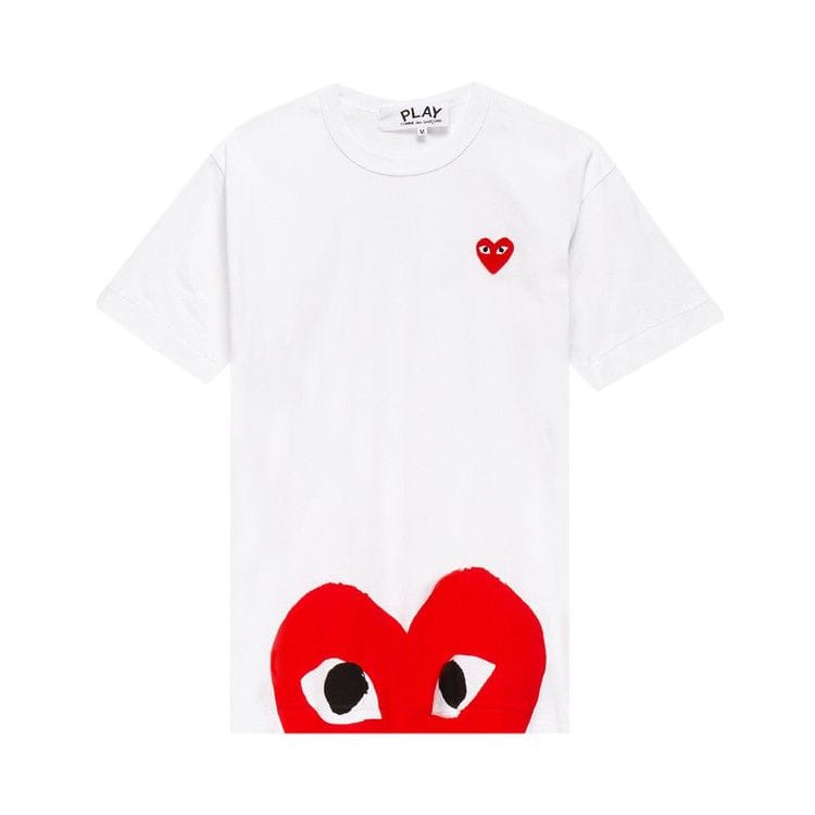Comme des Garçons PLAY Half Heart T-Shirt White