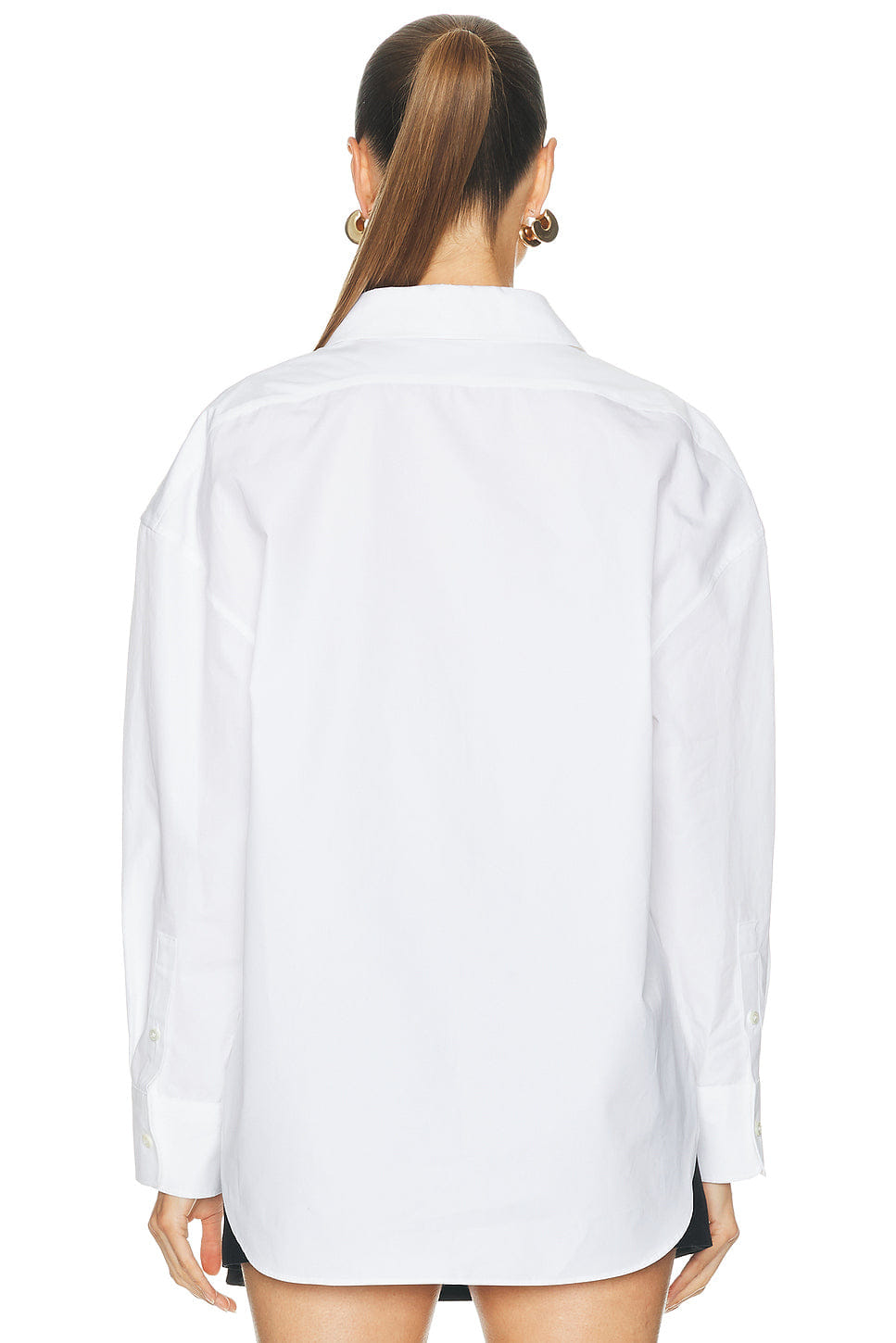 Givenchy Wide Collar Long Sleeve Shirt