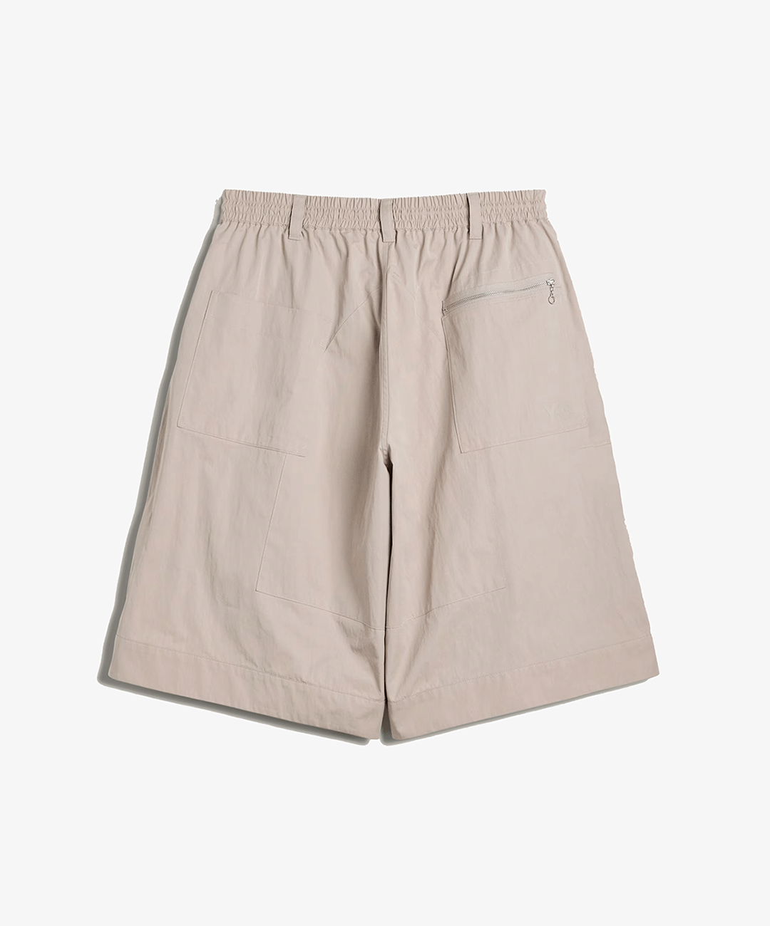 Y - 3 | Y - 3 WIDE LEG SHORTS { LIGHT BROWN