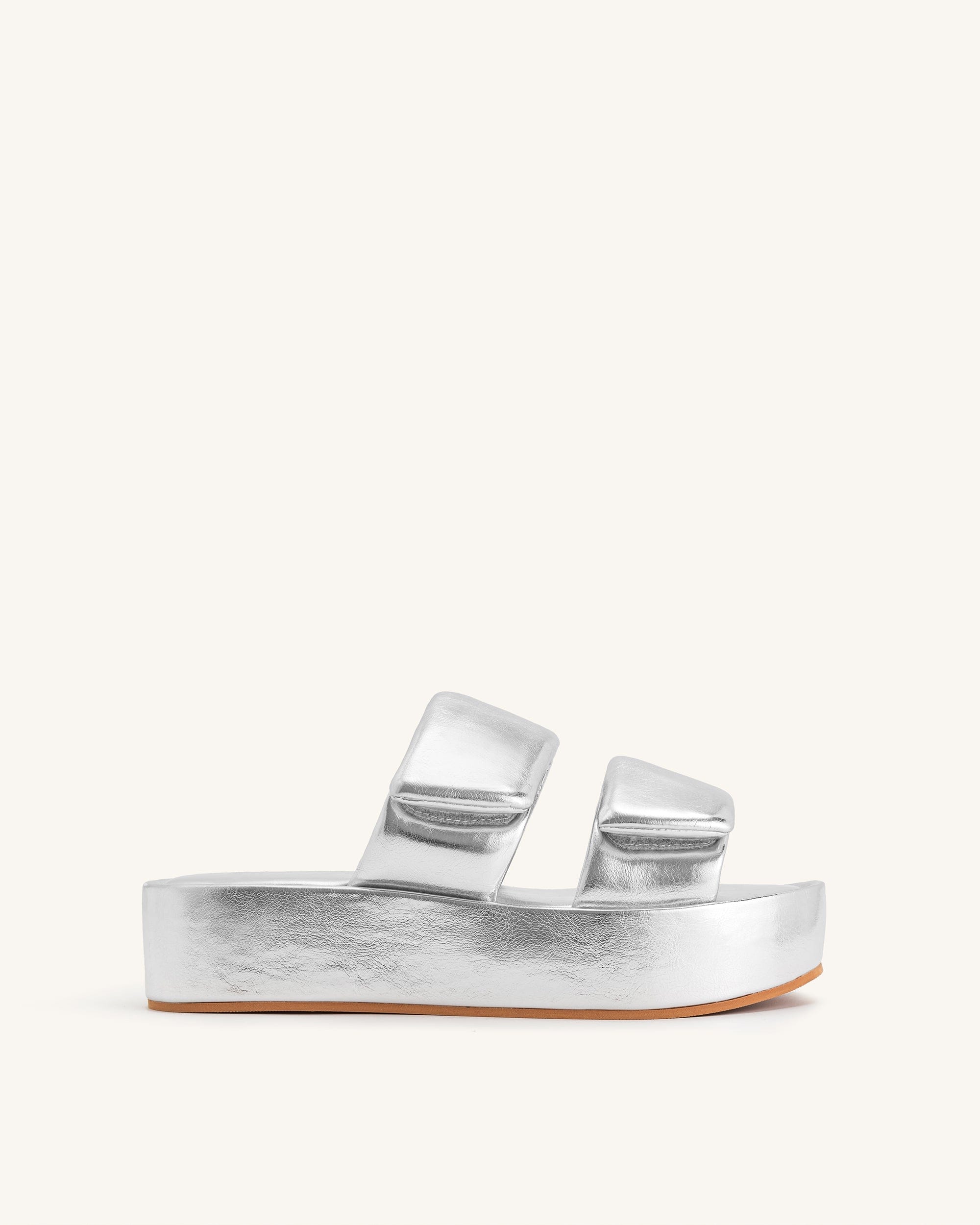 Jw Pei Lexi Metallic Sandal Silver