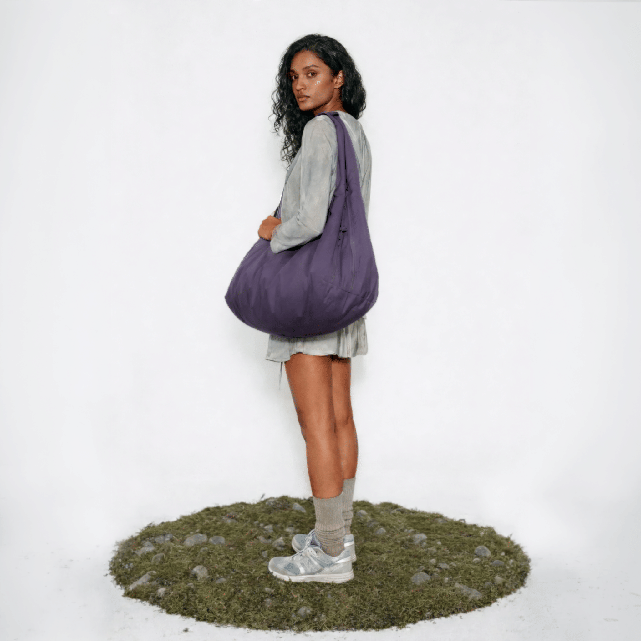 Parttimesaints Cinco Multi Pocket Tote Bag (Plum)