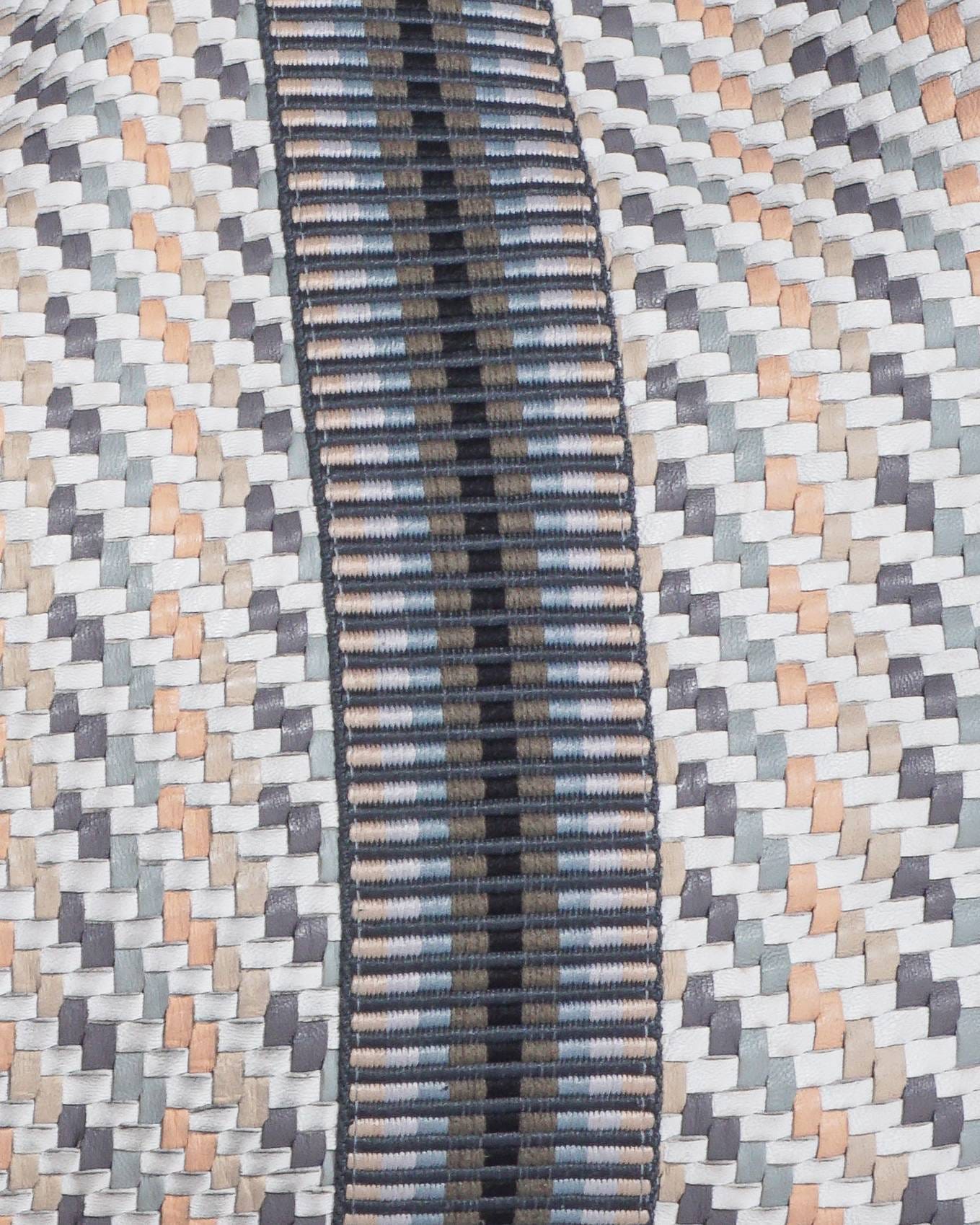Stelar Saroka Woven Leather Weekender Bag