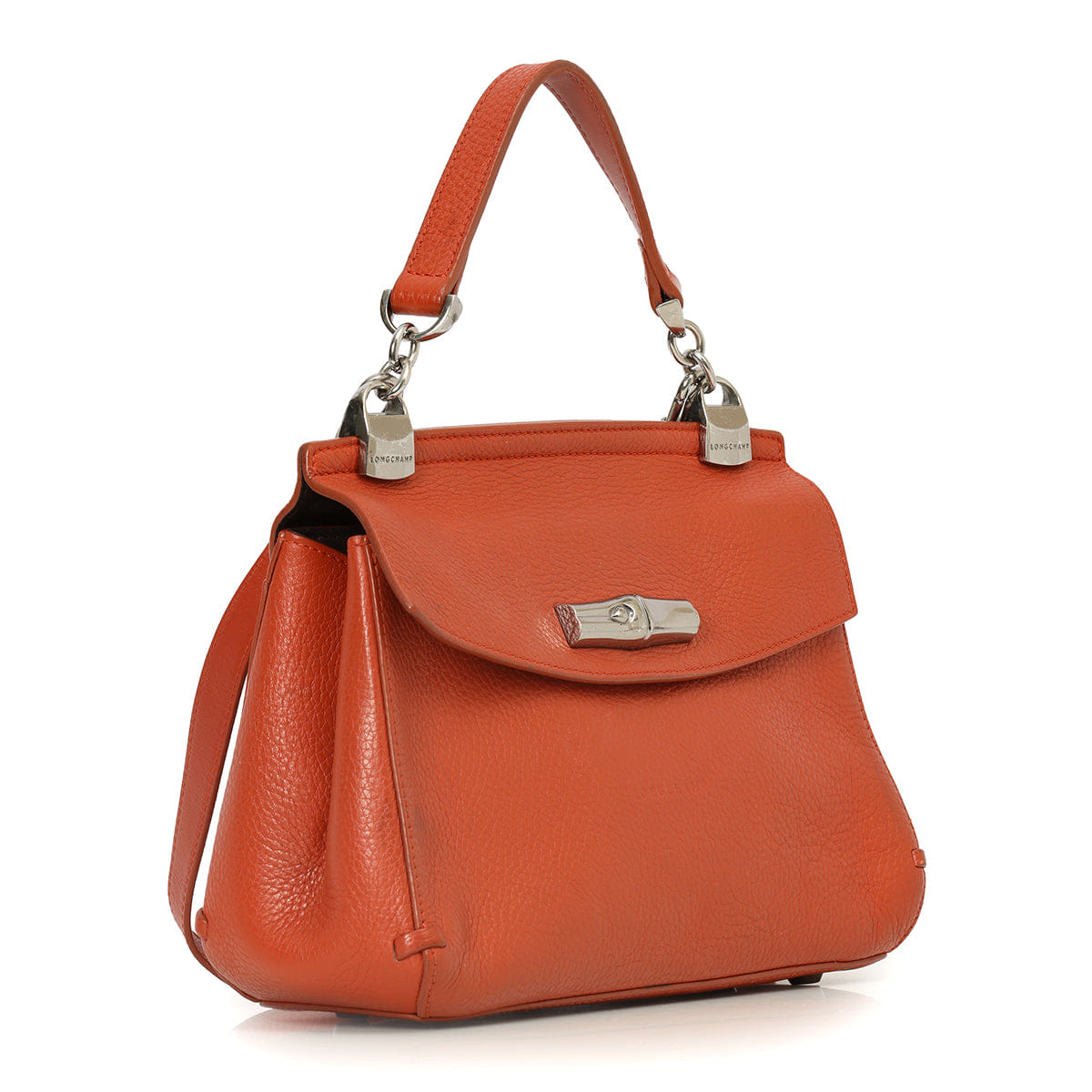 Long Champ Essential Madeleine Burnt Red Small Cross Body Bag