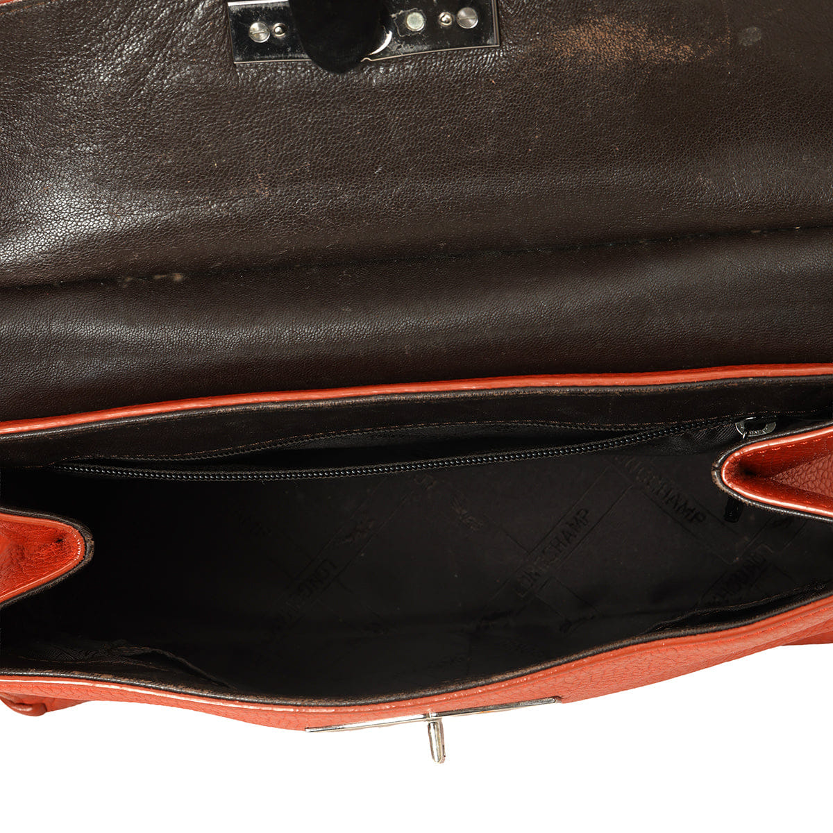 Long Champ Essential Madeleine Burnt Red Small Cross Body Bag
