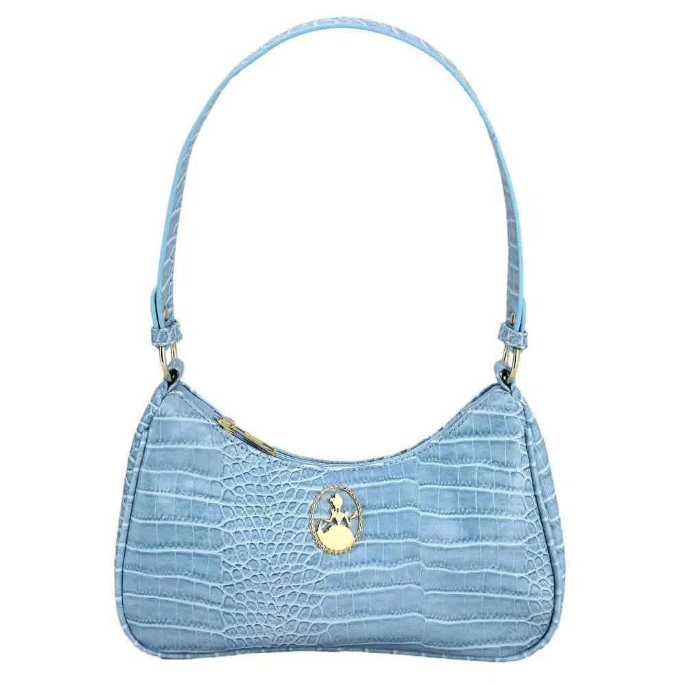 Bioworld Disney - Cinderella Shoulder Bag (Light Blue, Metal Badge) - Bioworld