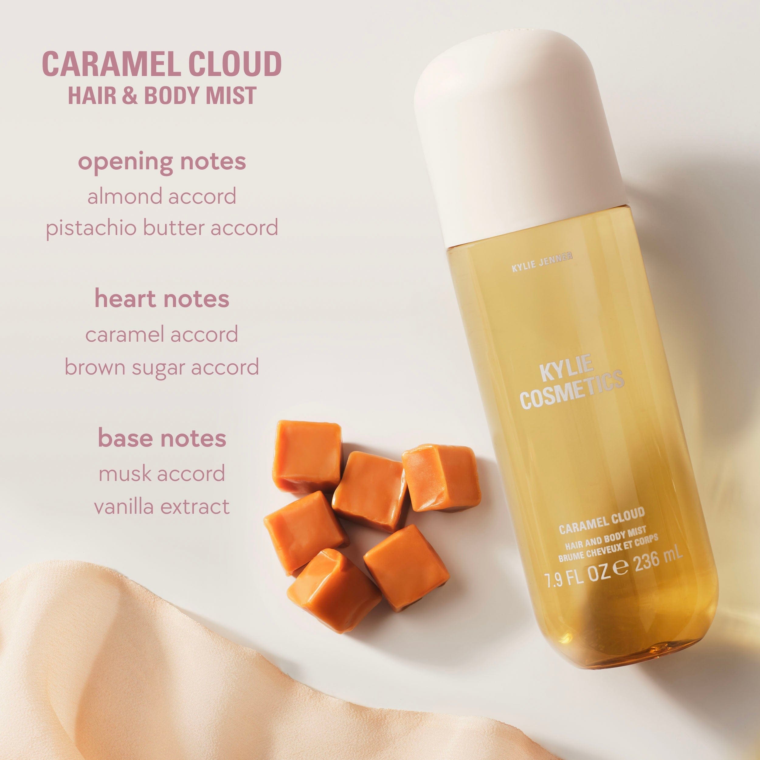 Kylie-Fragrance Caramel Cloud Hair & Body Mist
