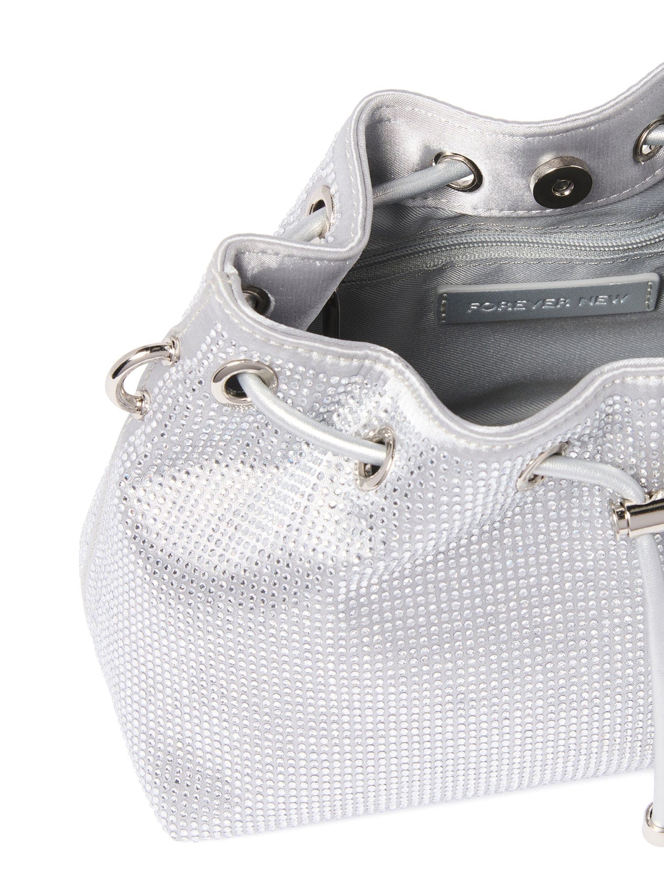 Forever New Signature Cecilia Small Shoulder Bag Silver