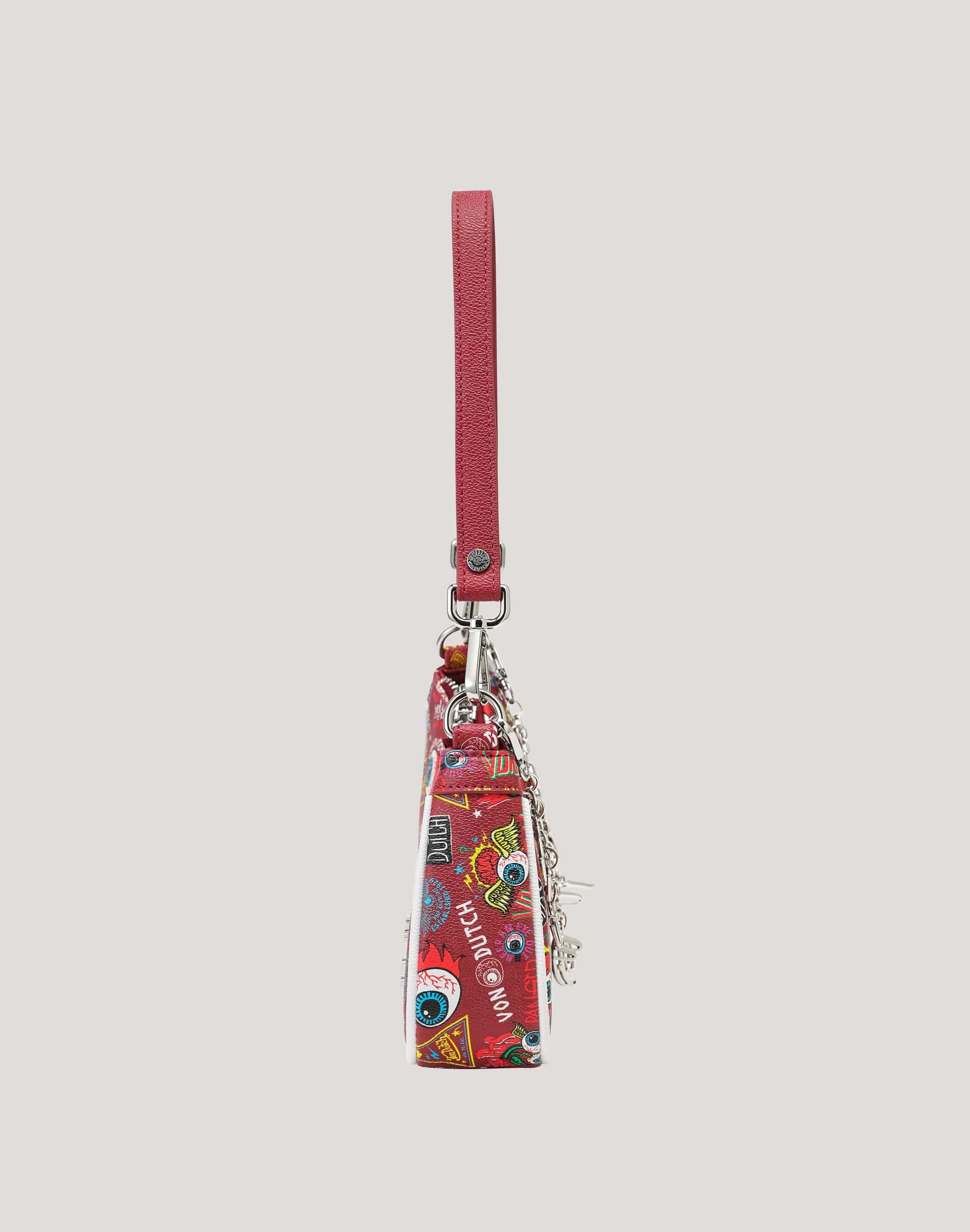 Von Dutch Allover Print Shoulder Bag