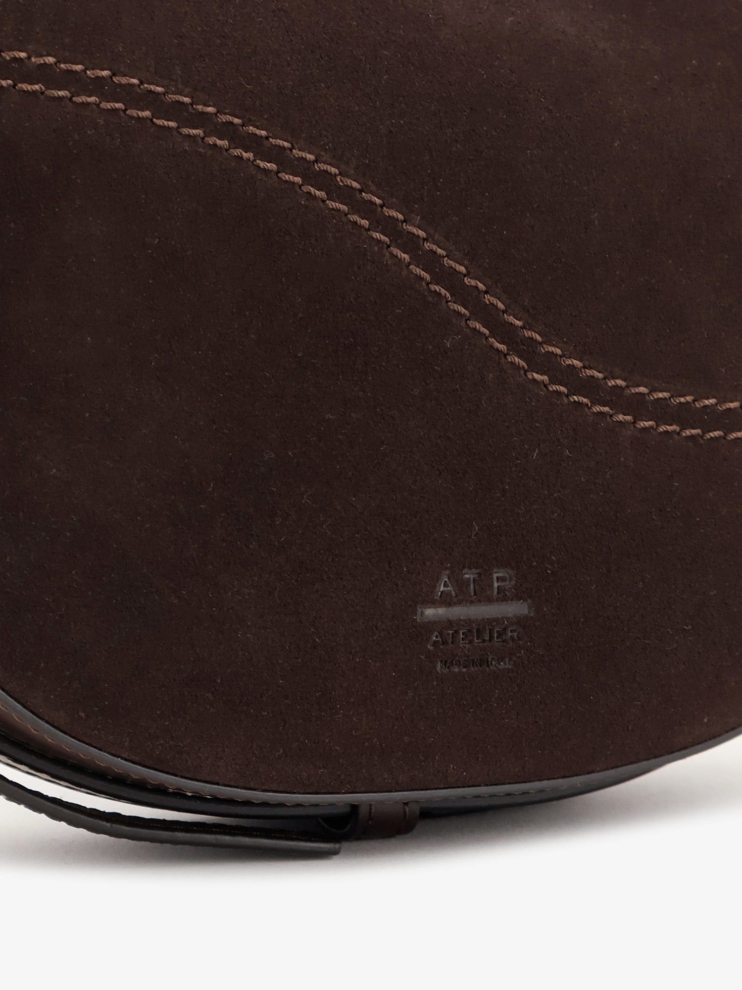 ATP Atelier Silea suede shoulder bag