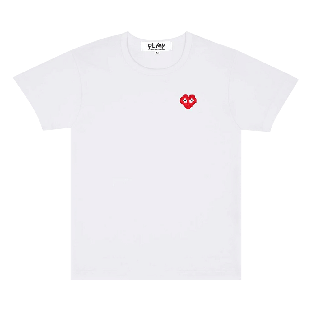 Comme des Garçons PLAY x Invader Mini Logo T-Shirt White