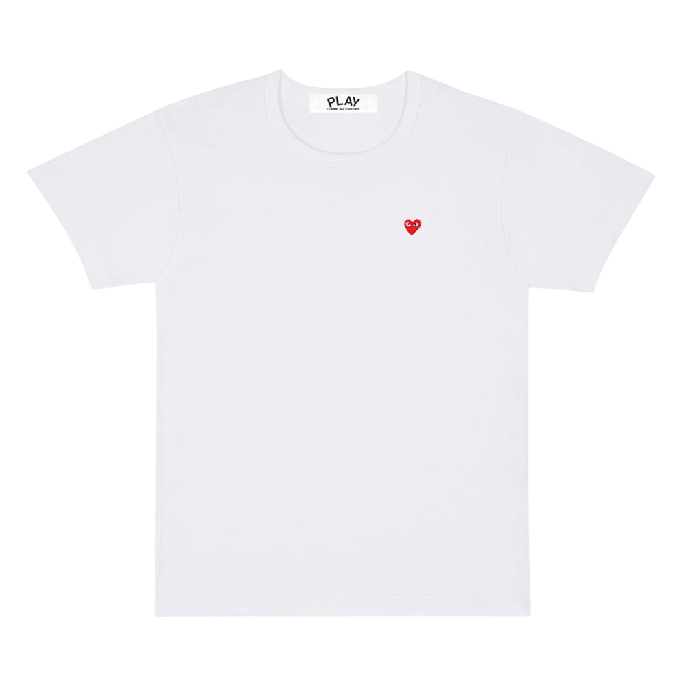 Comme des Garçons PLAY Mini Heart T-Shirt White