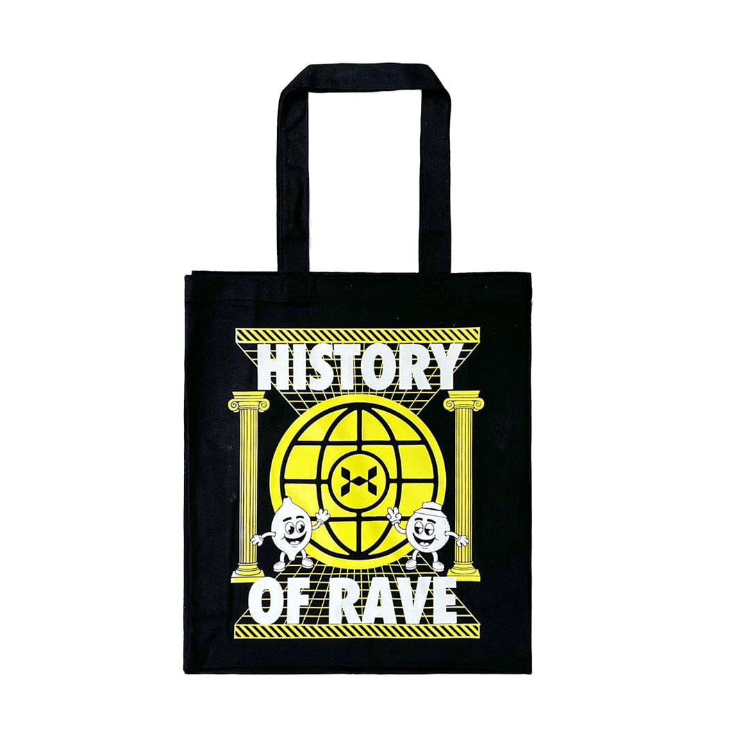History of Rave Colosseum Shopper Tote Bag