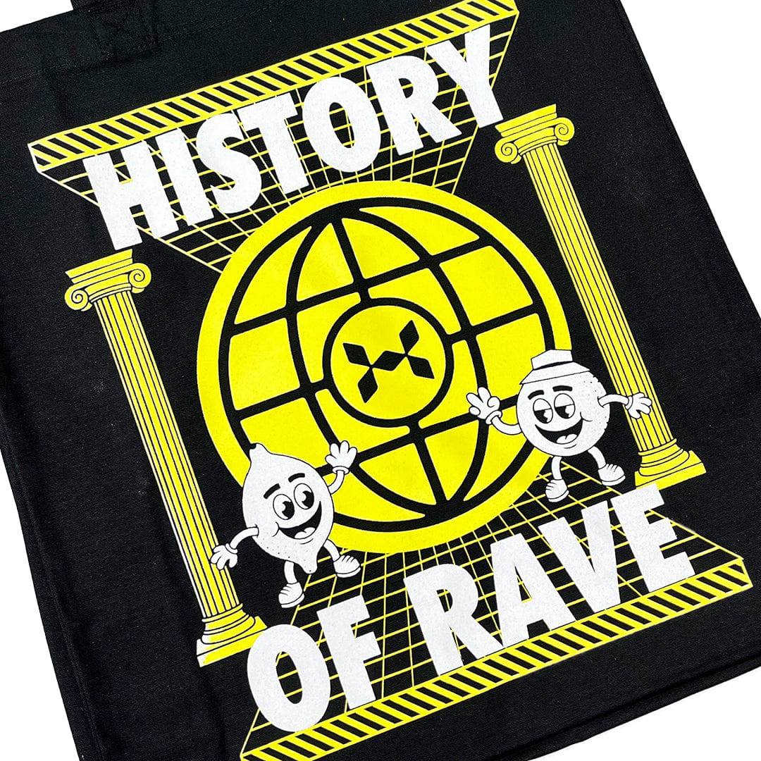 History of Rave Colosseum Shopper Tote Bag